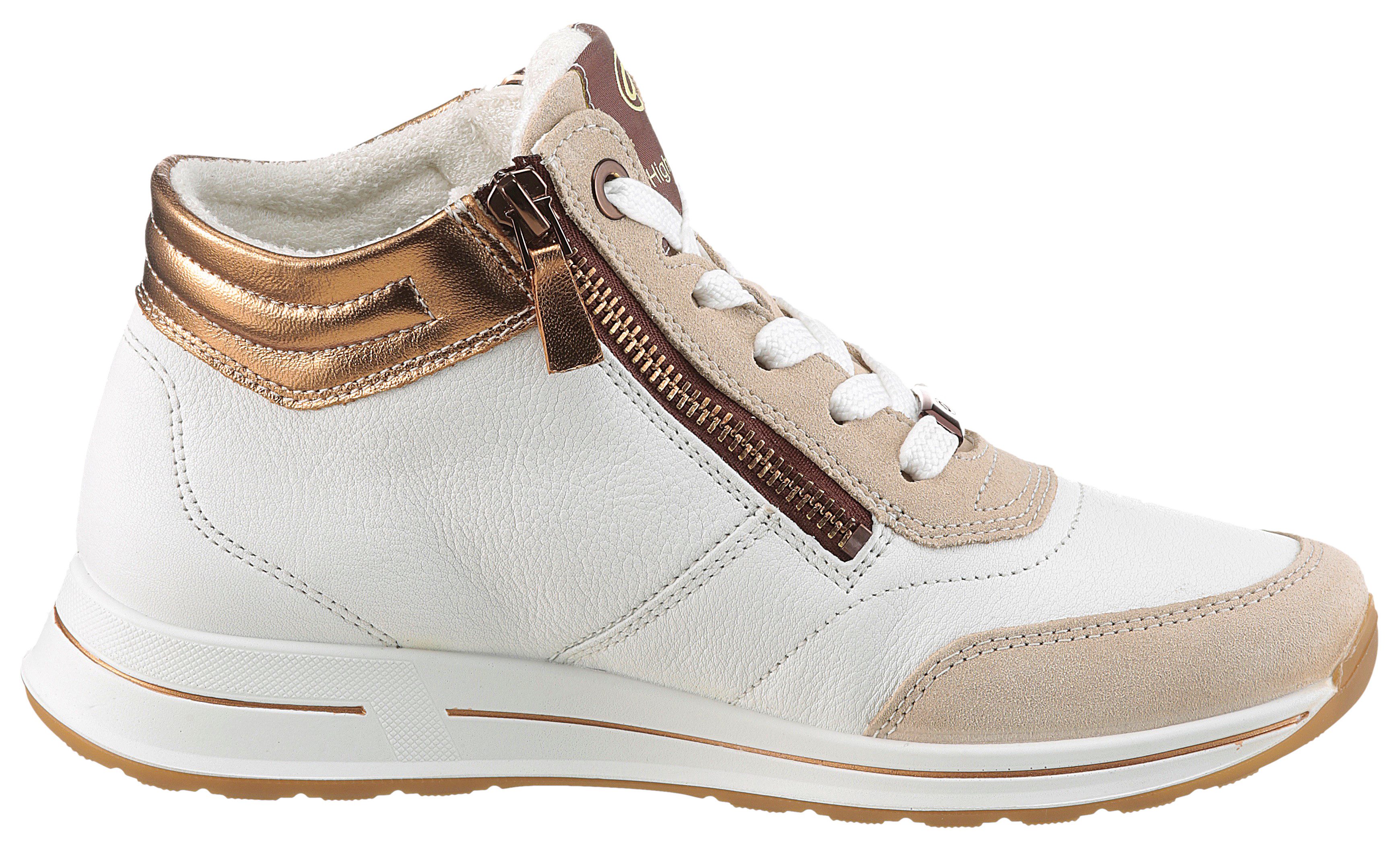 Ara Sneakers met sleehak OSAKA , veterschoenen, high top sneaker, vrijetijdsschoen in breedte g (= breed)
