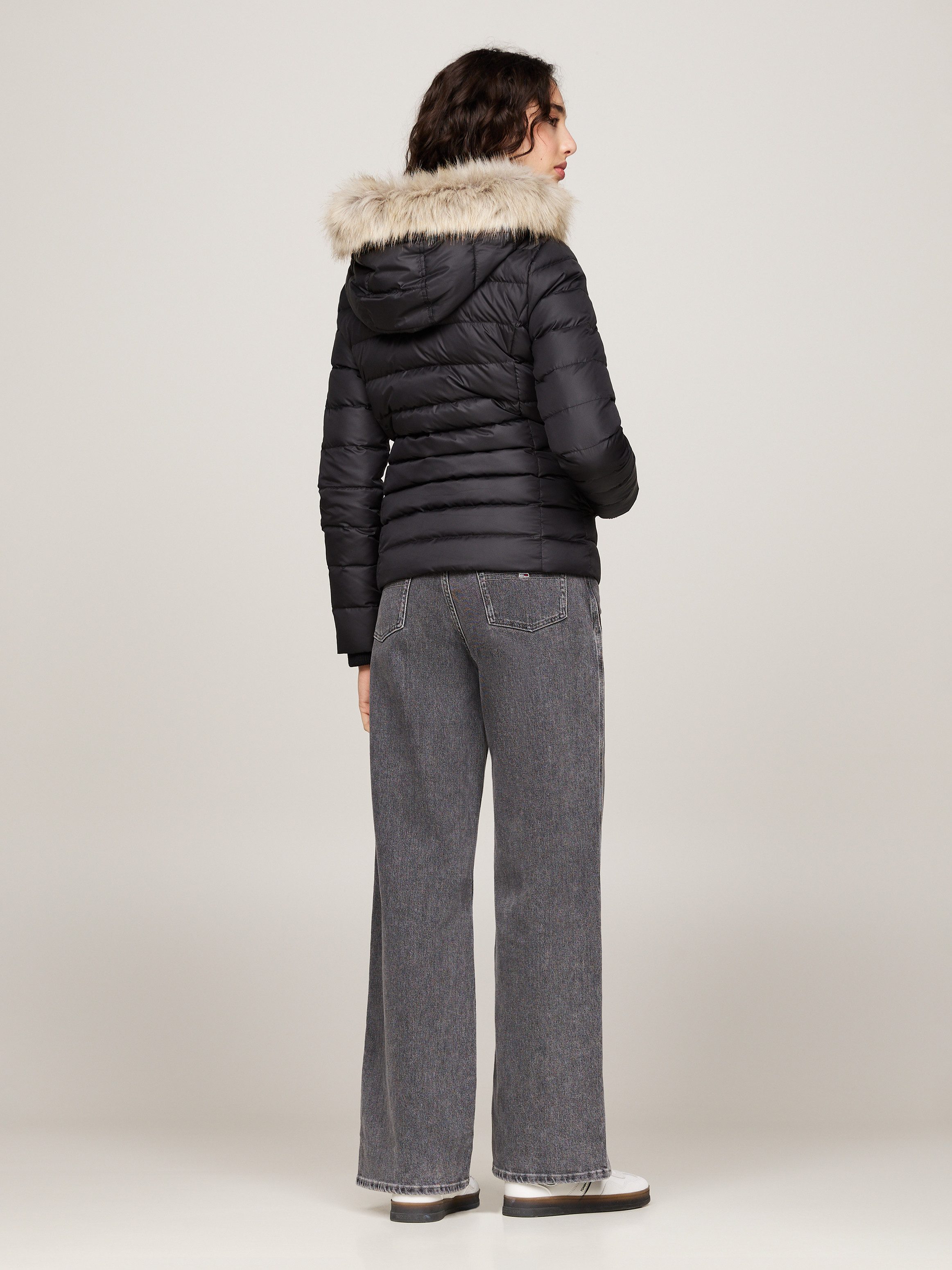 Tommy Jeans Curve Gewatteerde jas TJW BASIC HOODED DOWN JACKET EXT