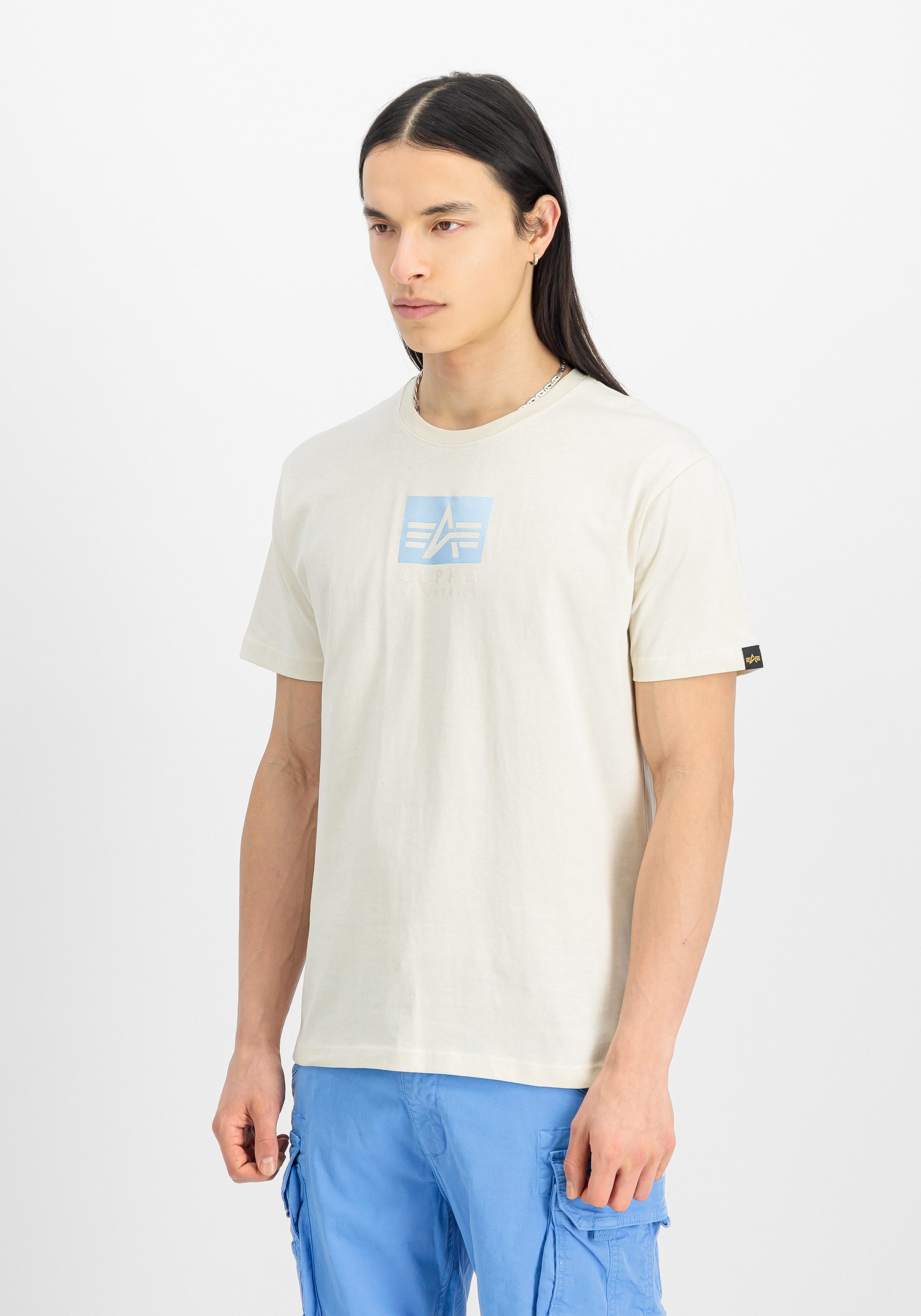 Alpha Industries T-shirt Alpha Industries Men - T-Shirts Satin Logo T-Shirt