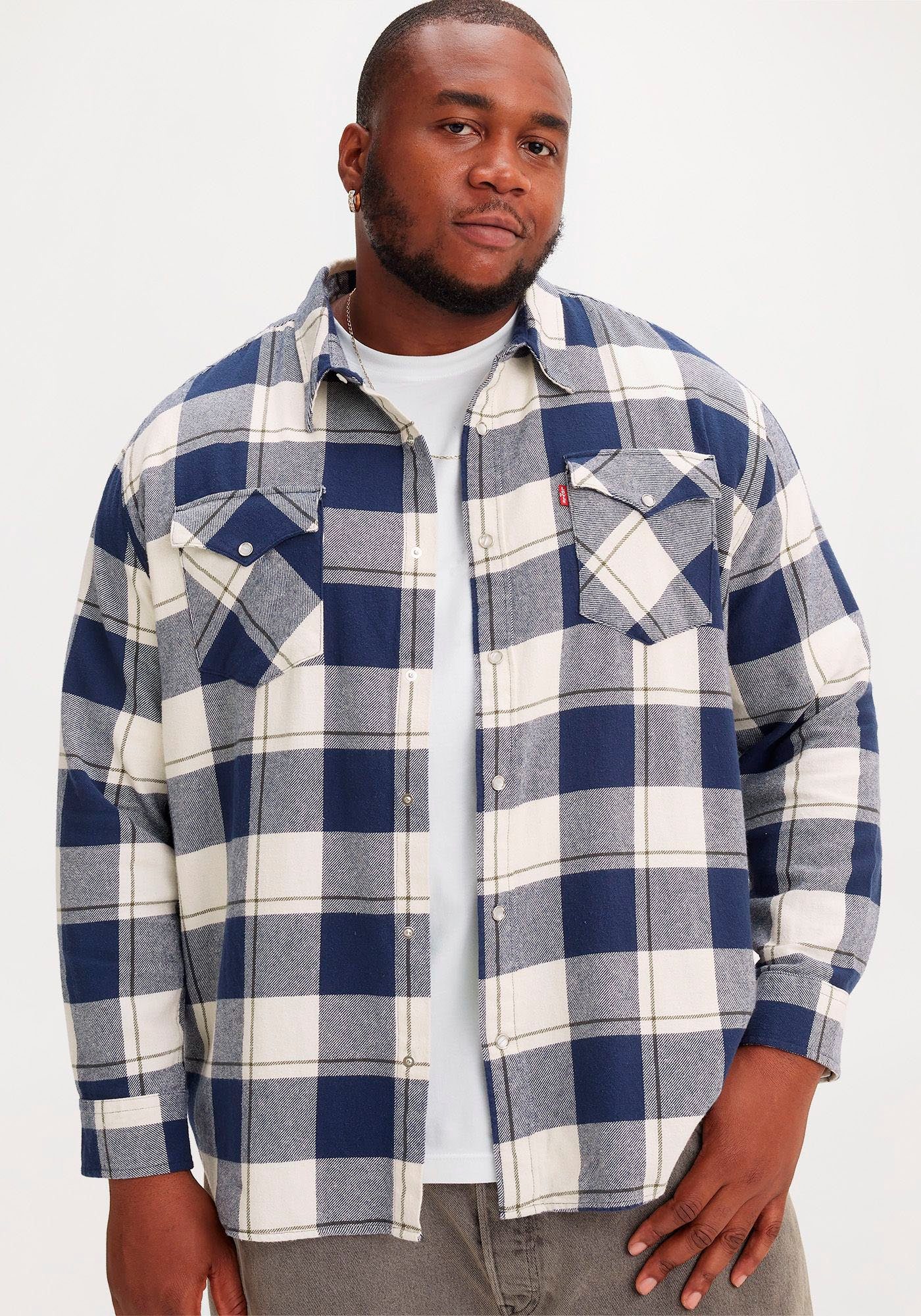 Levi's® Plus Jeans overhemd BIG RELAXED FIT WESTERN