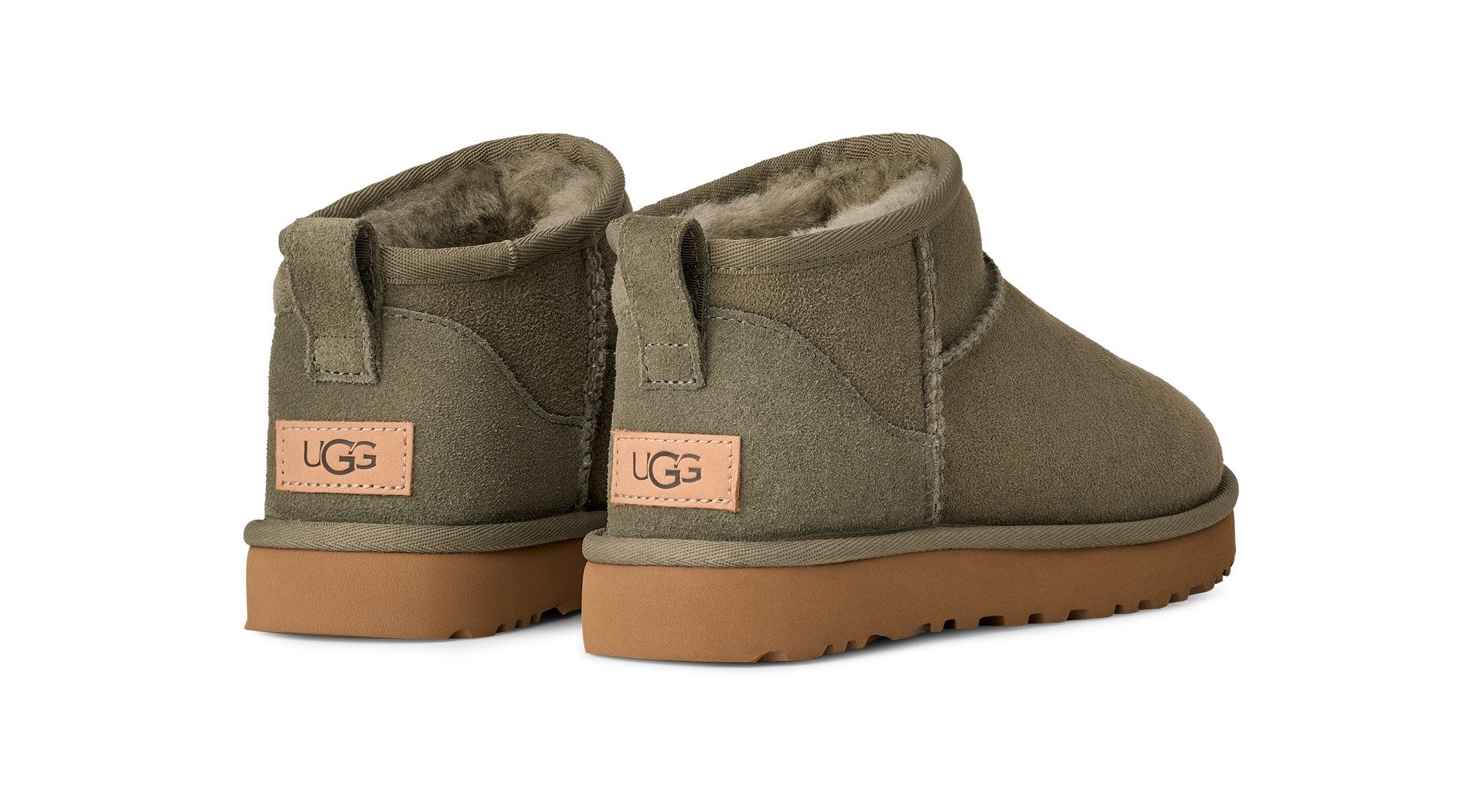 UGG Boots zonder sluiting Unisex Classic Ultra Mini Enkellaarsjes, instaplaarzen om in te stappen