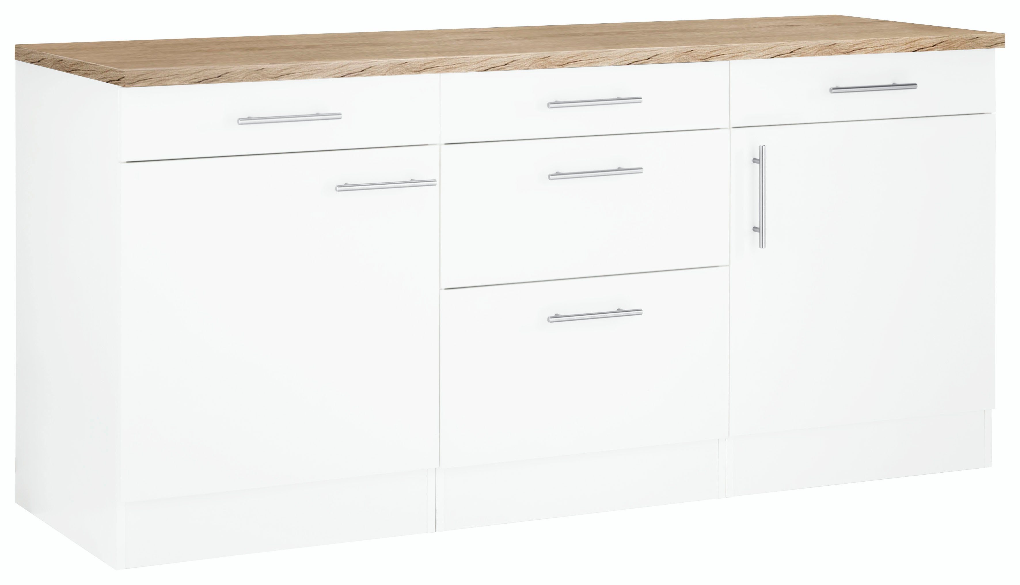 OPTIFIT Onderkast Mini , breedte 180 cm met metalen handgrepen
