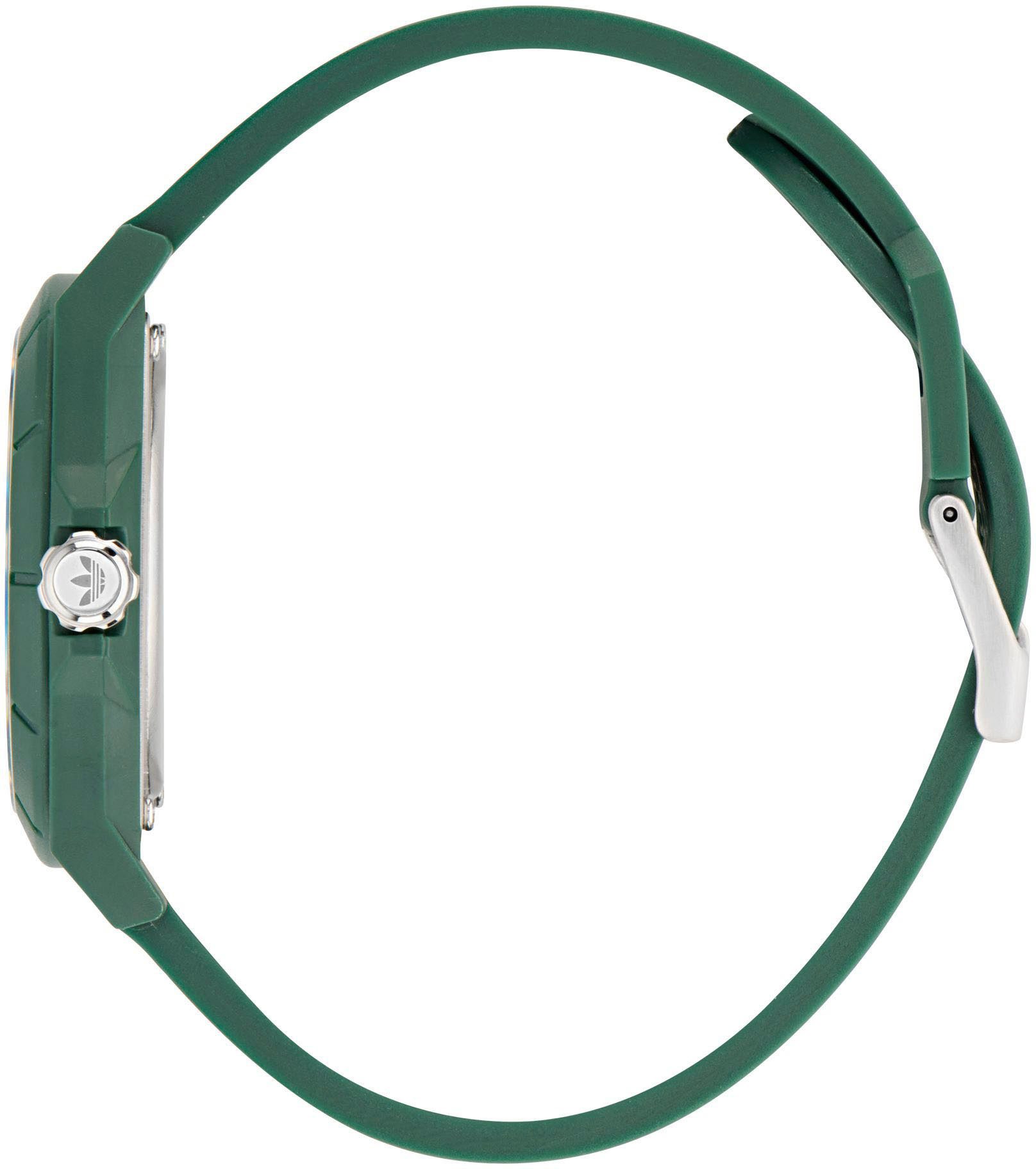 adidas Originals Kwartshorloge PROJECT FOUR Polshorloge, herenhorloge, dameshorloge, harsband, waterafstotend tot 5 bar