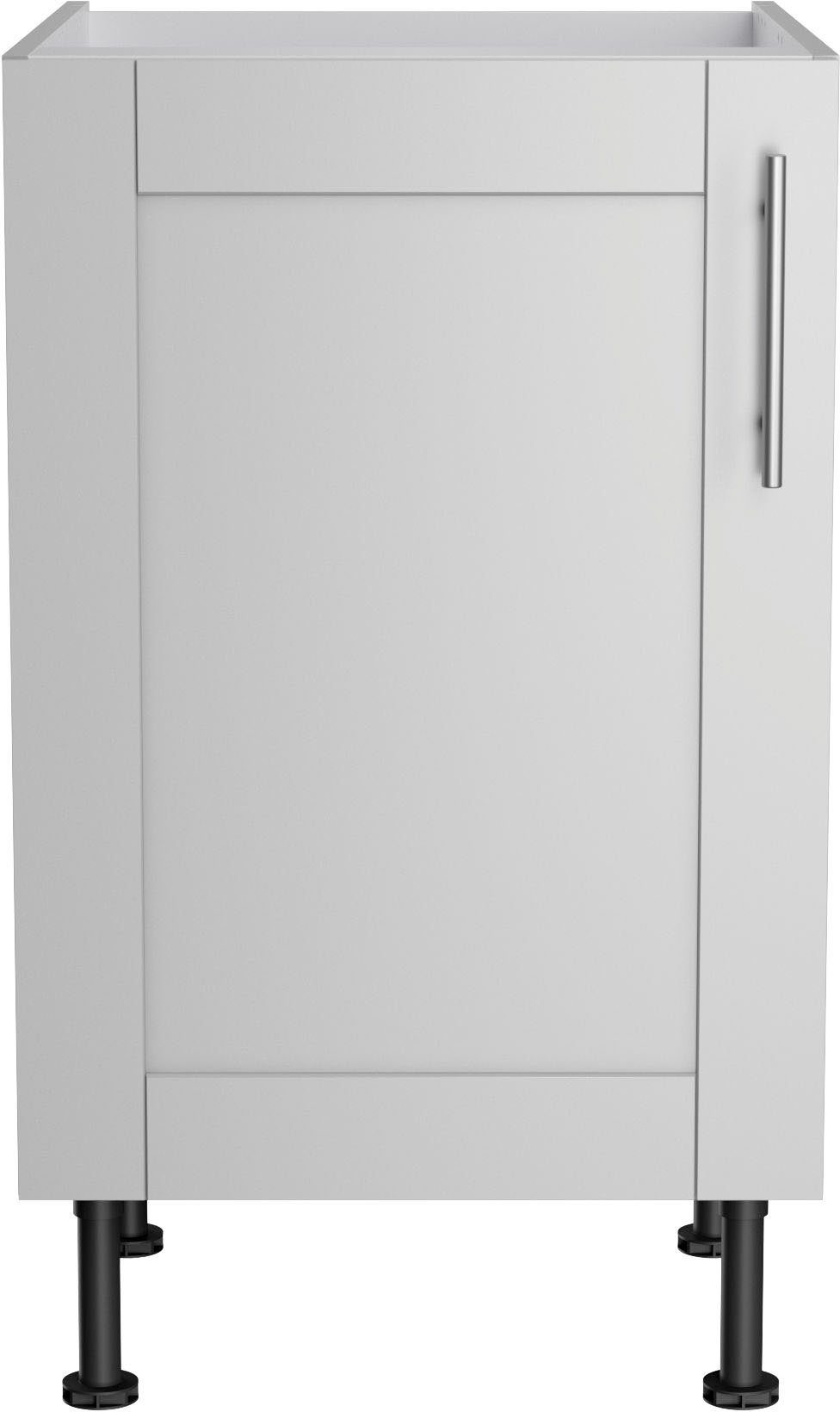 OPTIFIT Gootsteenkast Ahus Breedte 50 cm gootsteenkasten grijs