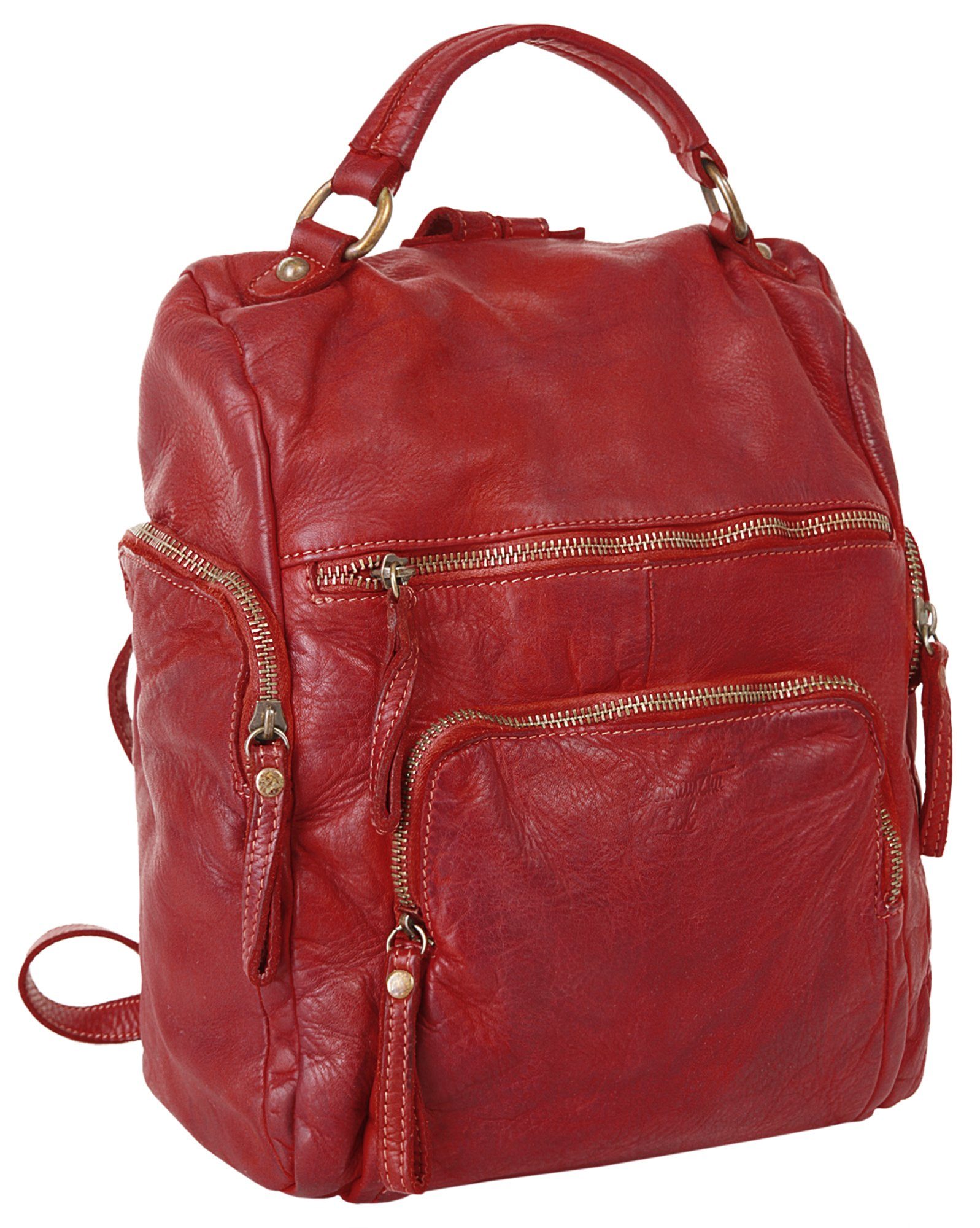 Samantha Look Rugzak echt leer, made in italy