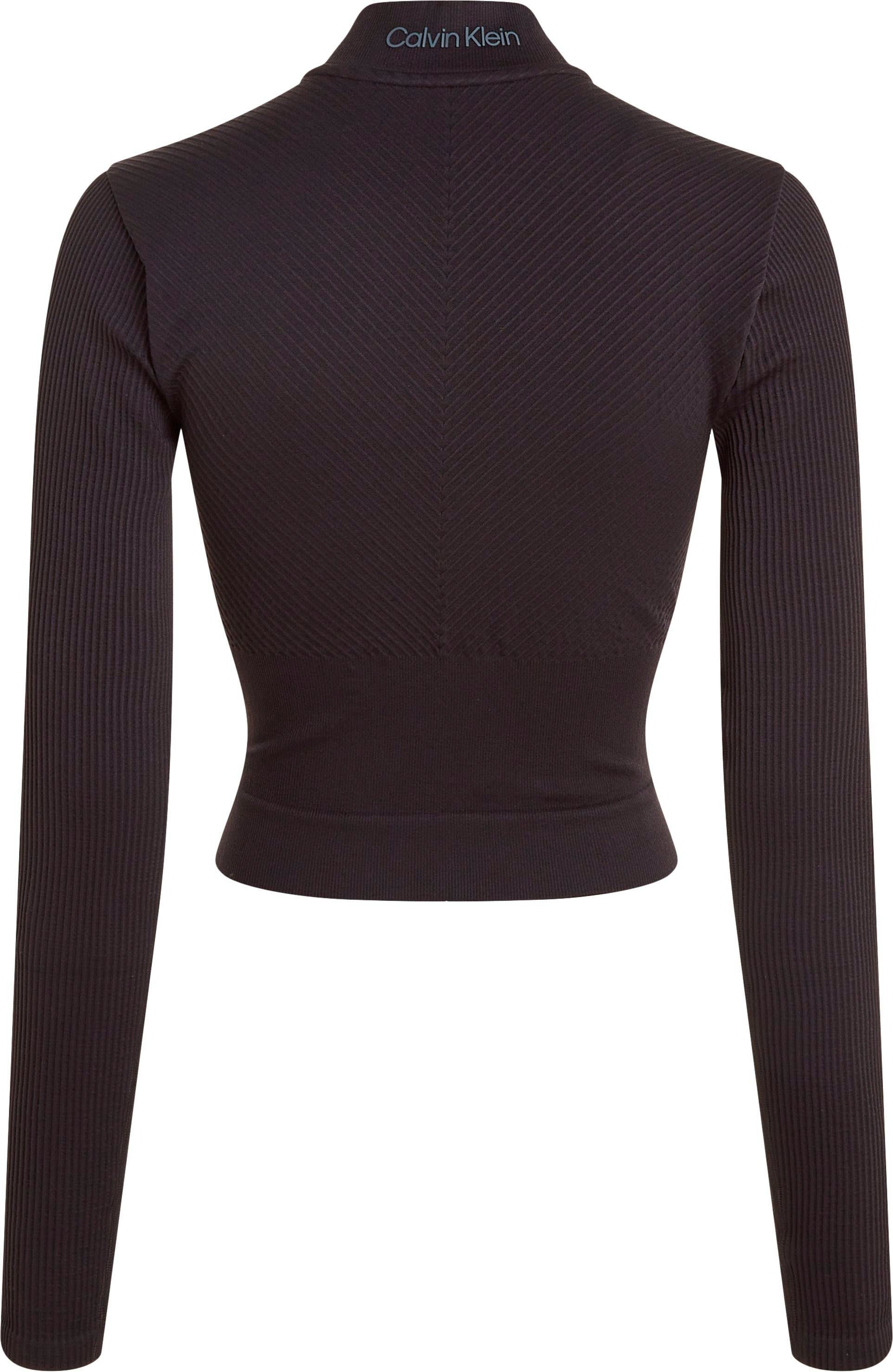 Calvin Klein Performance Trui met staande kraag WO - Seamless Full Zip Jacket