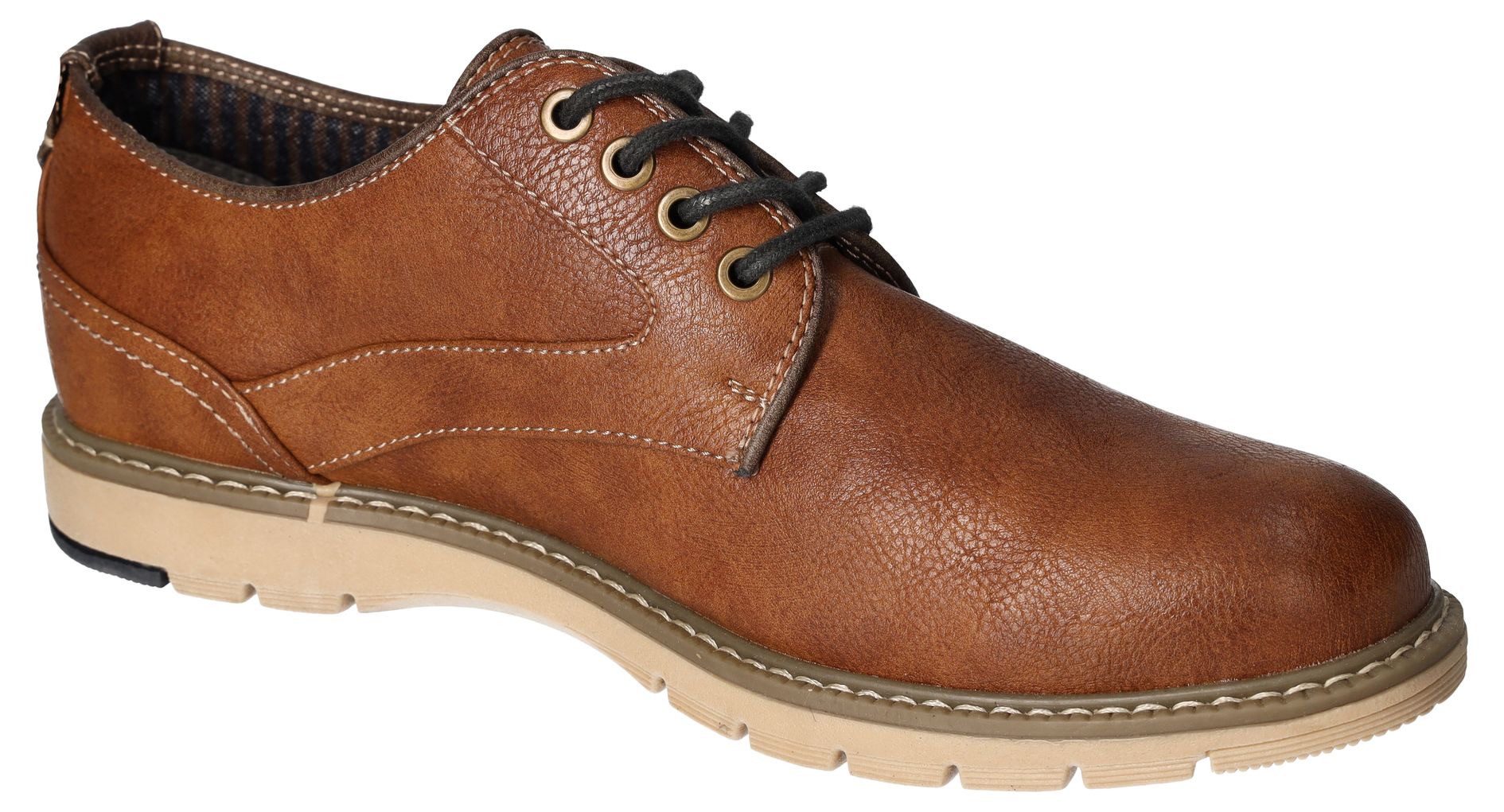 Mustang Shoes Veterschoenen , vrijetijdsschoen, lage schoen, veterschoen met logo-opdruk
