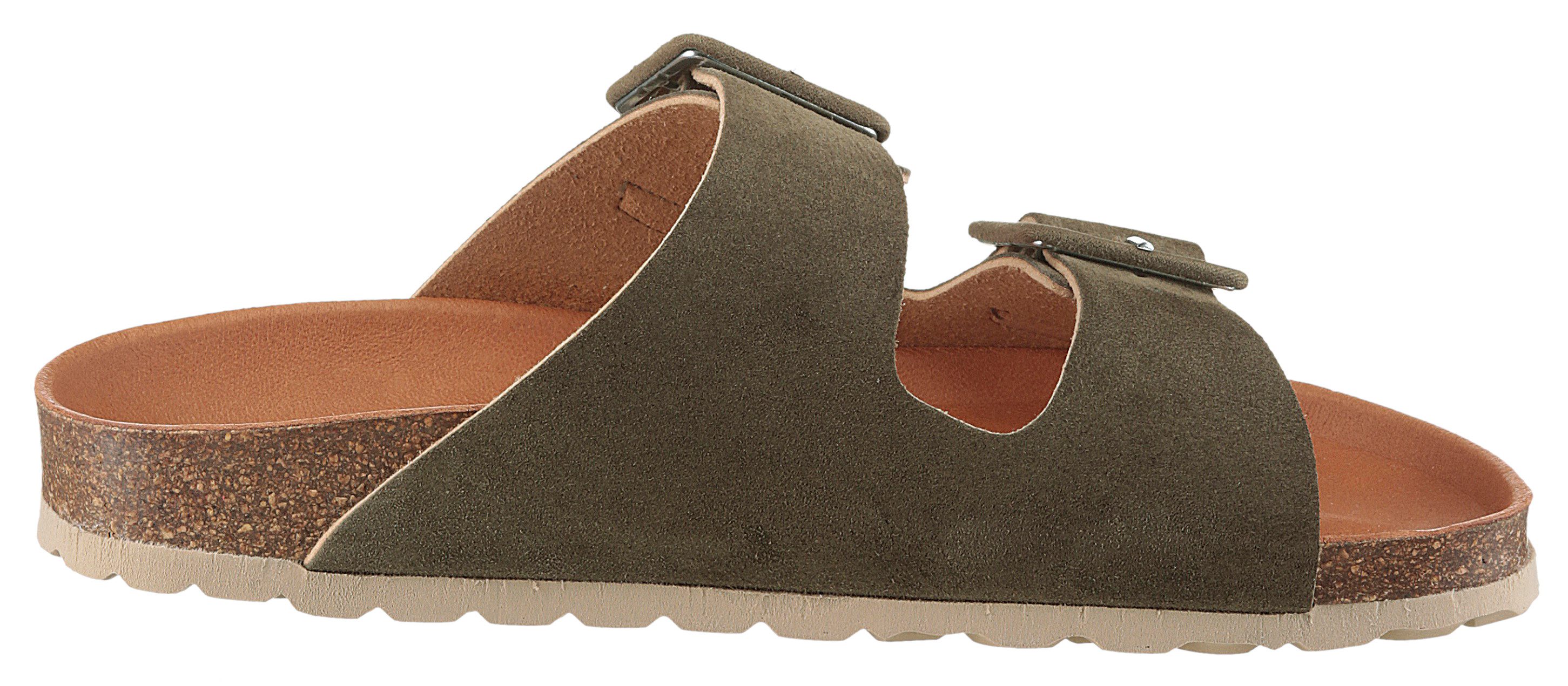 VERBENAS Slippers Randell Velour , zomerschoen, slippers, huisschoen, vakantieschoen met zacht voetbed