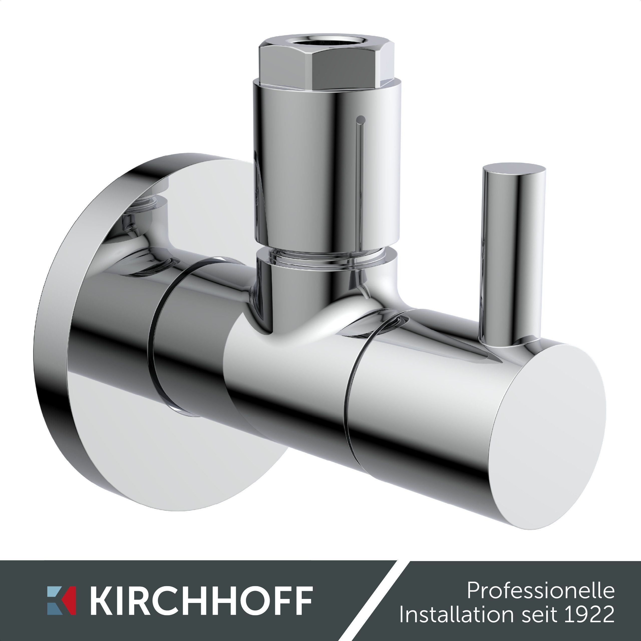 Kirchhoff Hoekventiel JONI Universele hoekventiel met snelsluiting, ½"