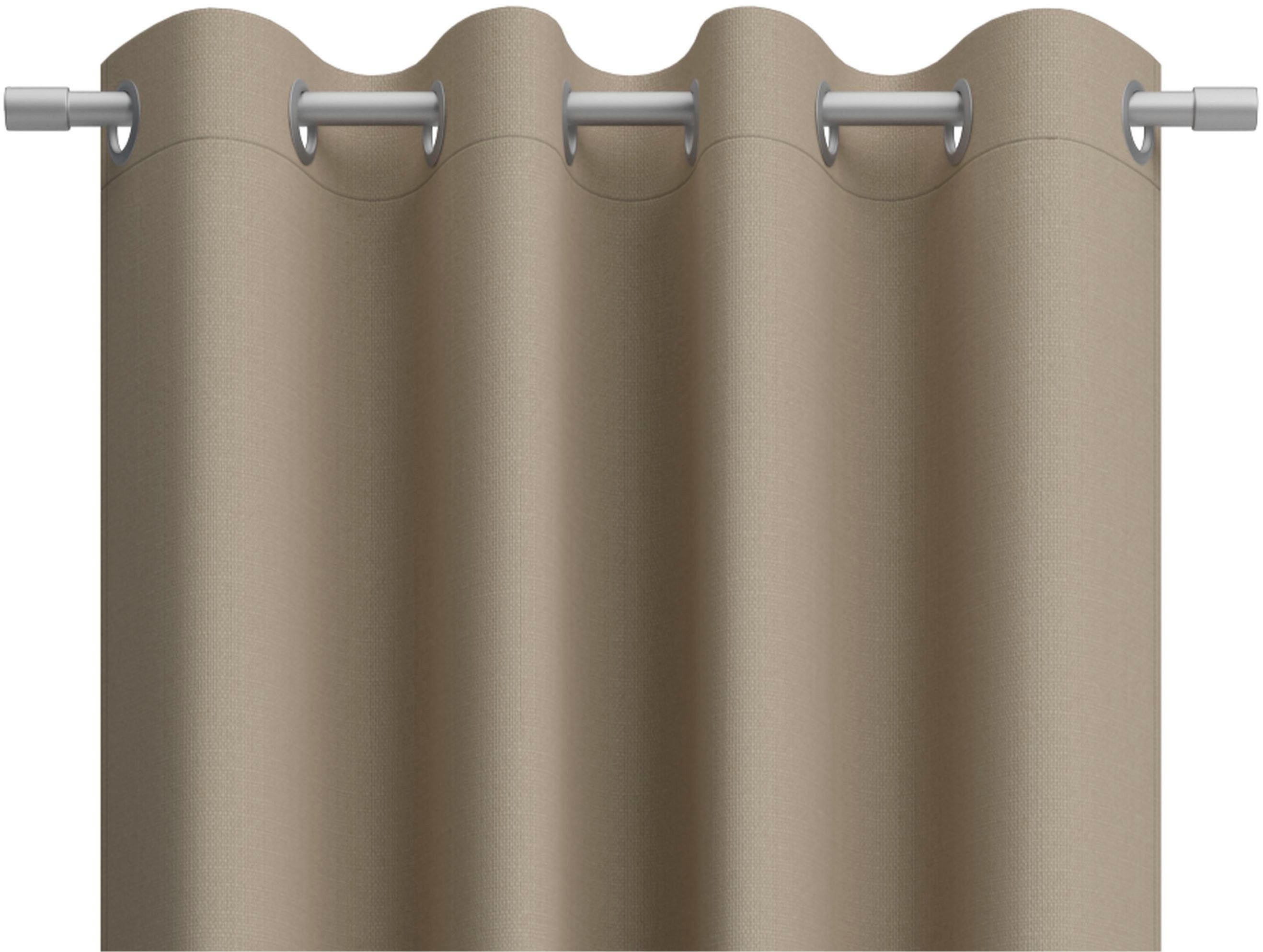 Neutex for you! Gordijn Linessa HxB: 245x137, oogjesgordijn met metalen oogjes (1 stuk)