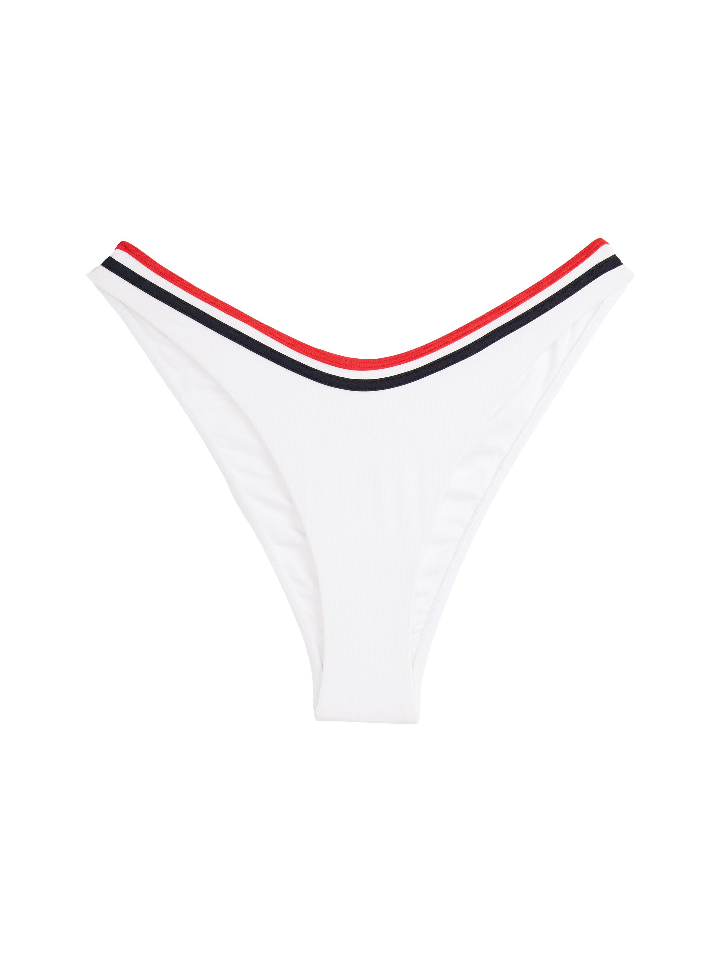 Tommy Hilfiger Swimwear Bikinibroekje HIGH LEG CHEEKY met gekleurde banden