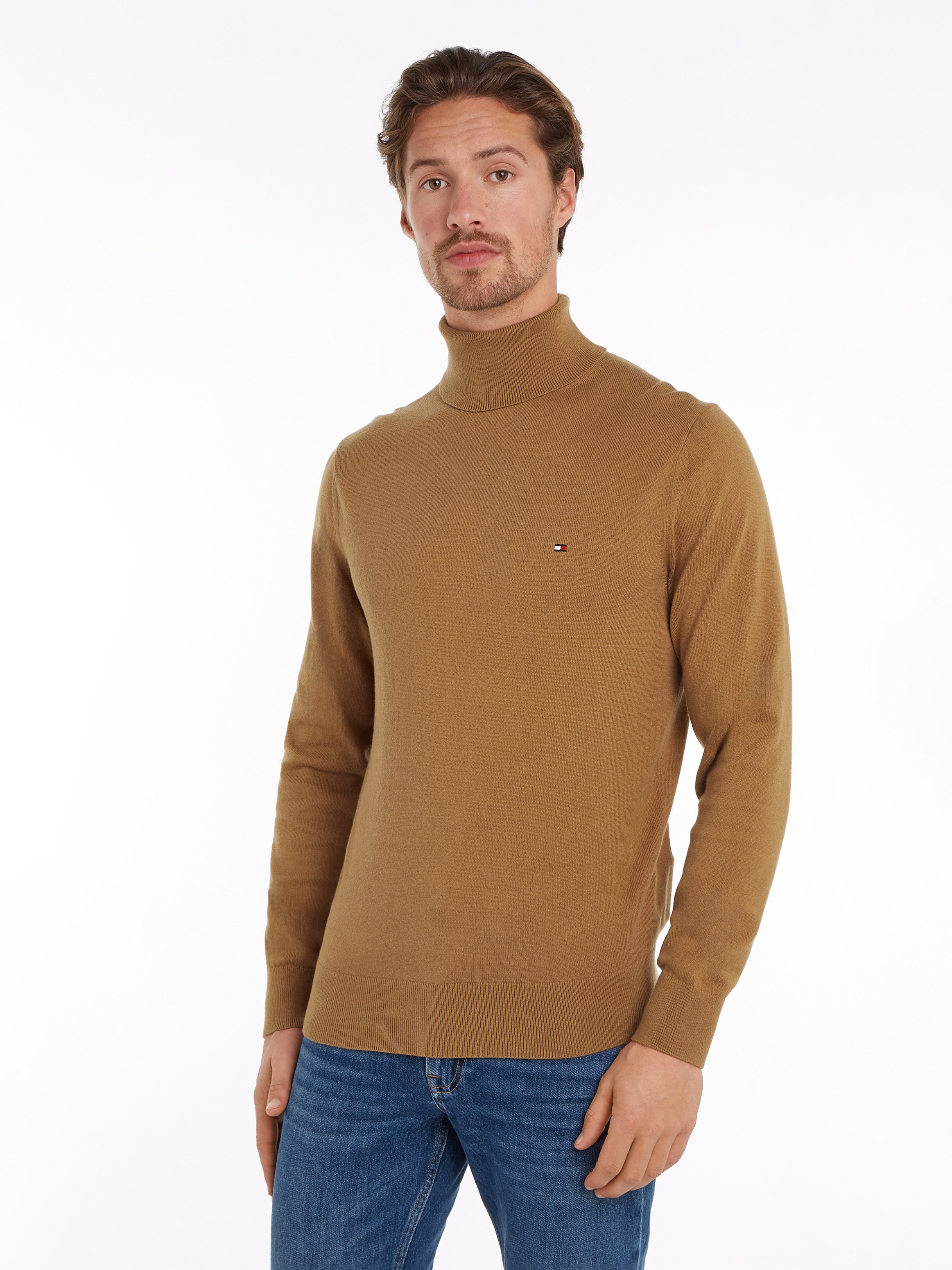 Tommy Hilfiger Coltrui PIMA ORG CTN CASHMERE ROLL NECK