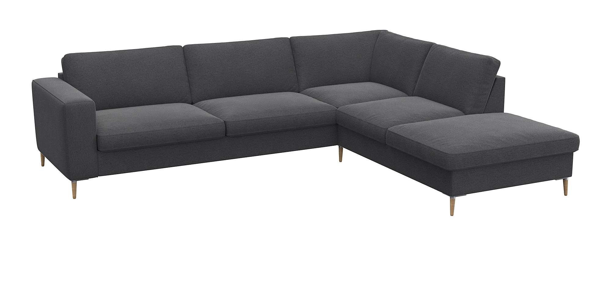 FLEXLUX Hoekbank Fiore, zitconstructie met hoogwaardig koudschuim voor meer zitcomfort