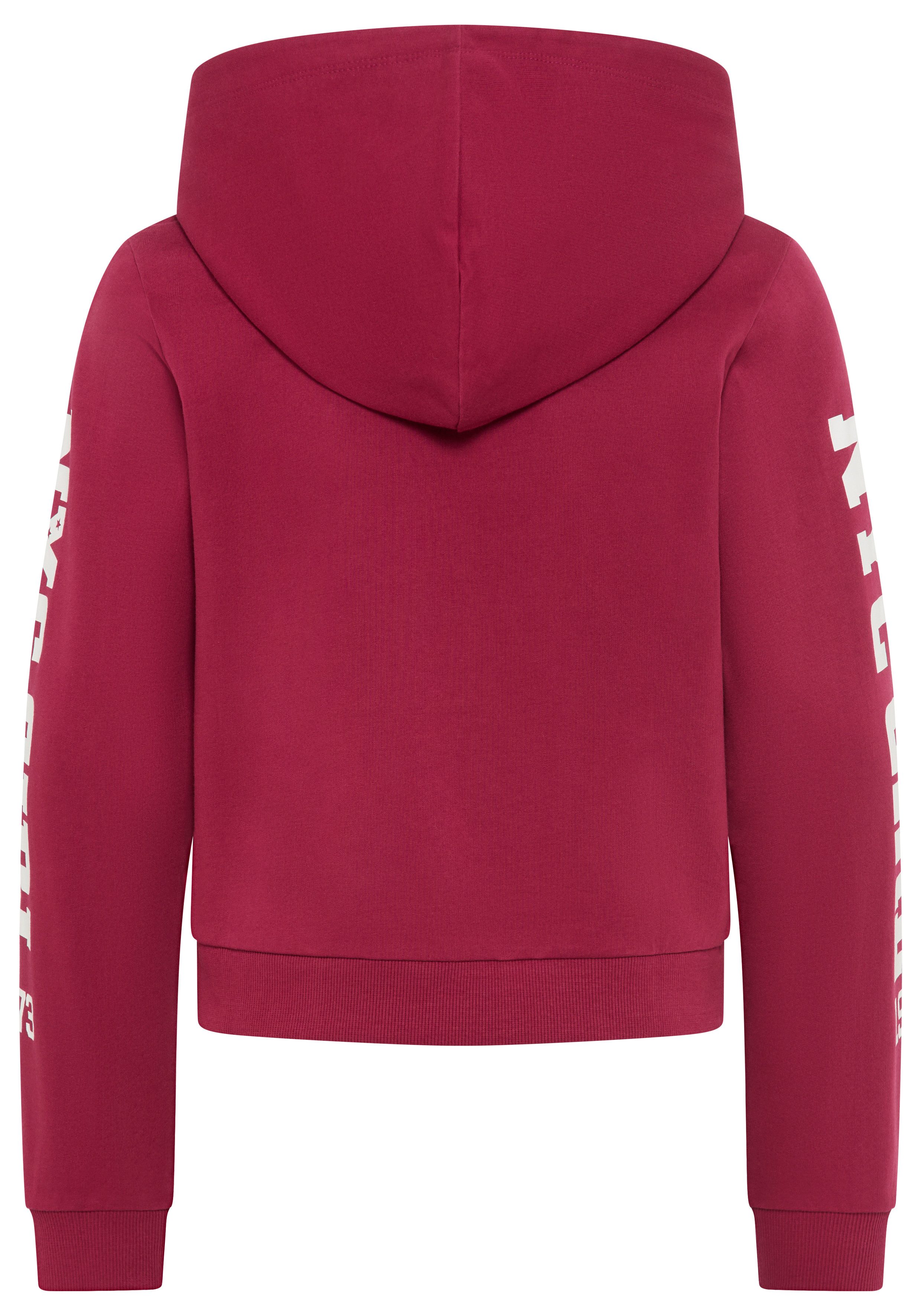 KIDSWORLD Hoodie Shirt met mouwprint Lange mouwen, met stijlvolle print, met capuchon, van katoen