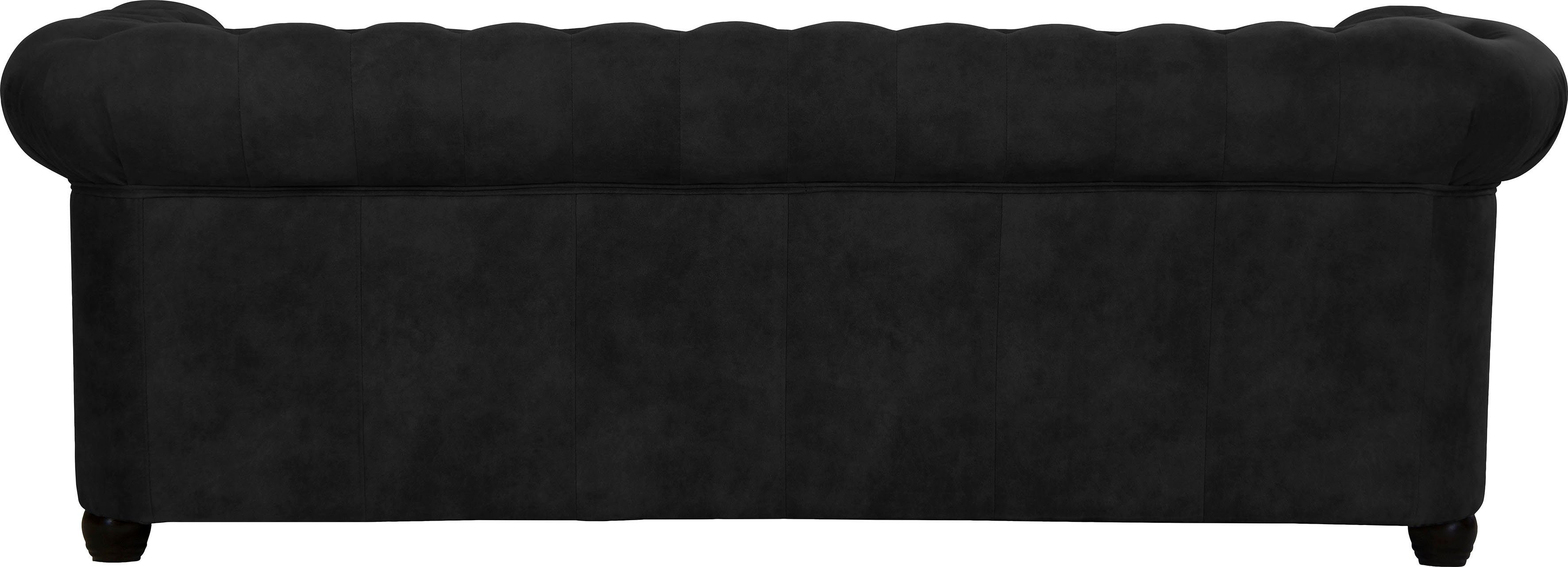 Home affaire Chesterfield-bank Rysum Chesterfield look, in 2 verschillende stoffen, 2 versies snel leverbaar