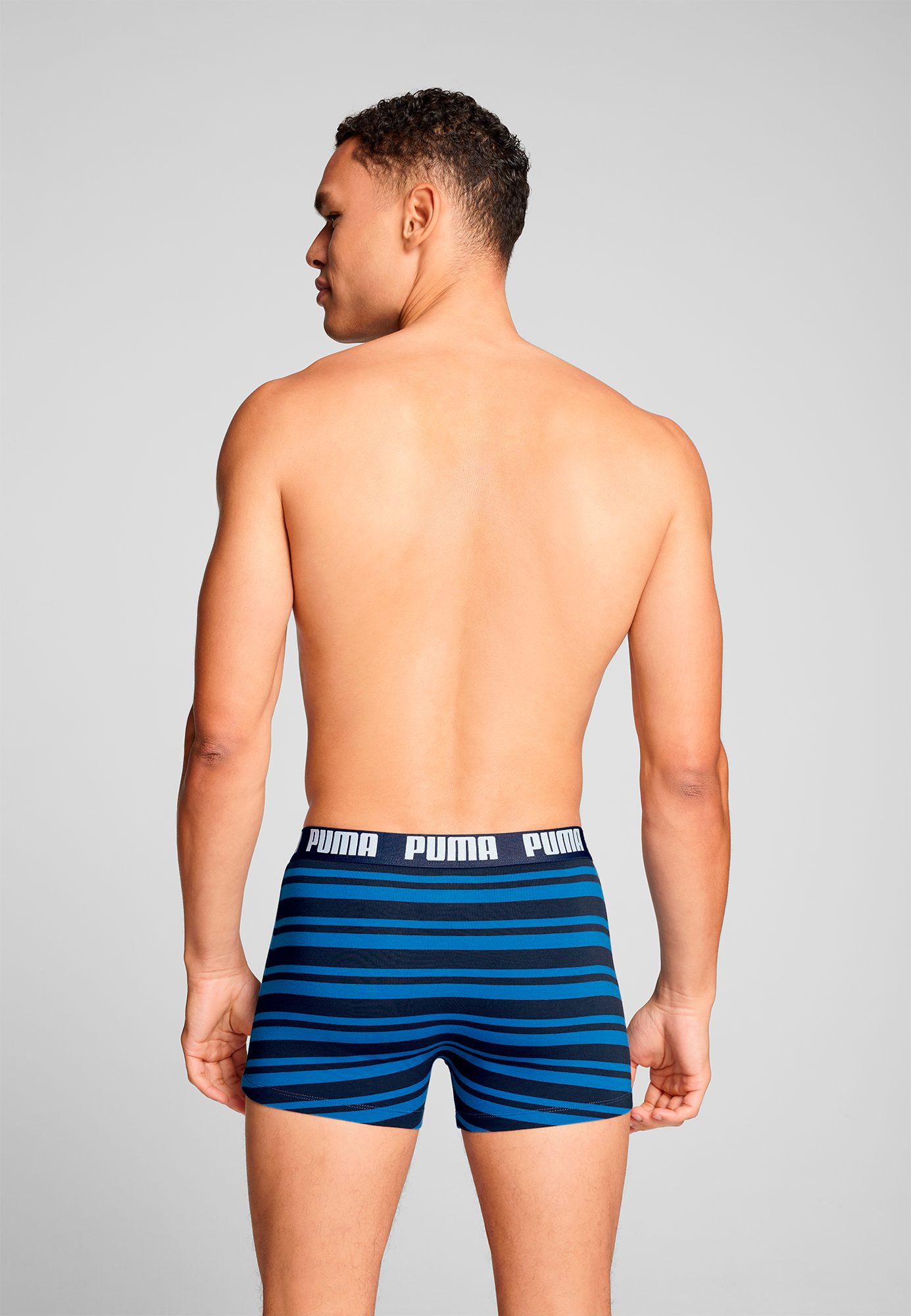 PUMA Boxershort PUMA MEN EVERYDAY STRIPED BOXERS 2P (2 stuks, Set van 2)