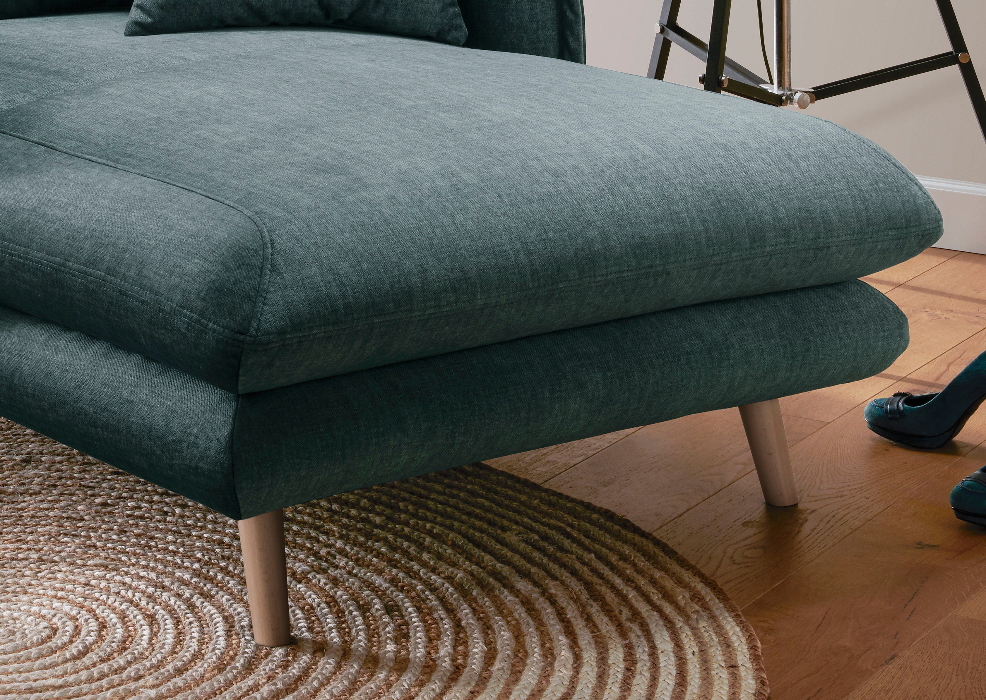 INOSIGN Loveseat LAZIO moderne fauteuil met een comfortabele bekleding, 2 stuks decoratieve sierkussens