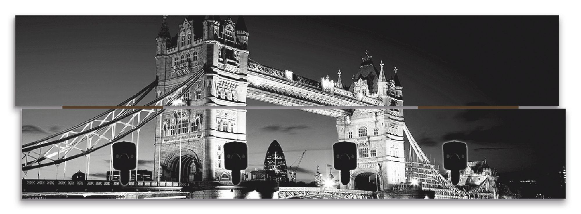 Artland Kapstok Tower Bridge in de avondschemering