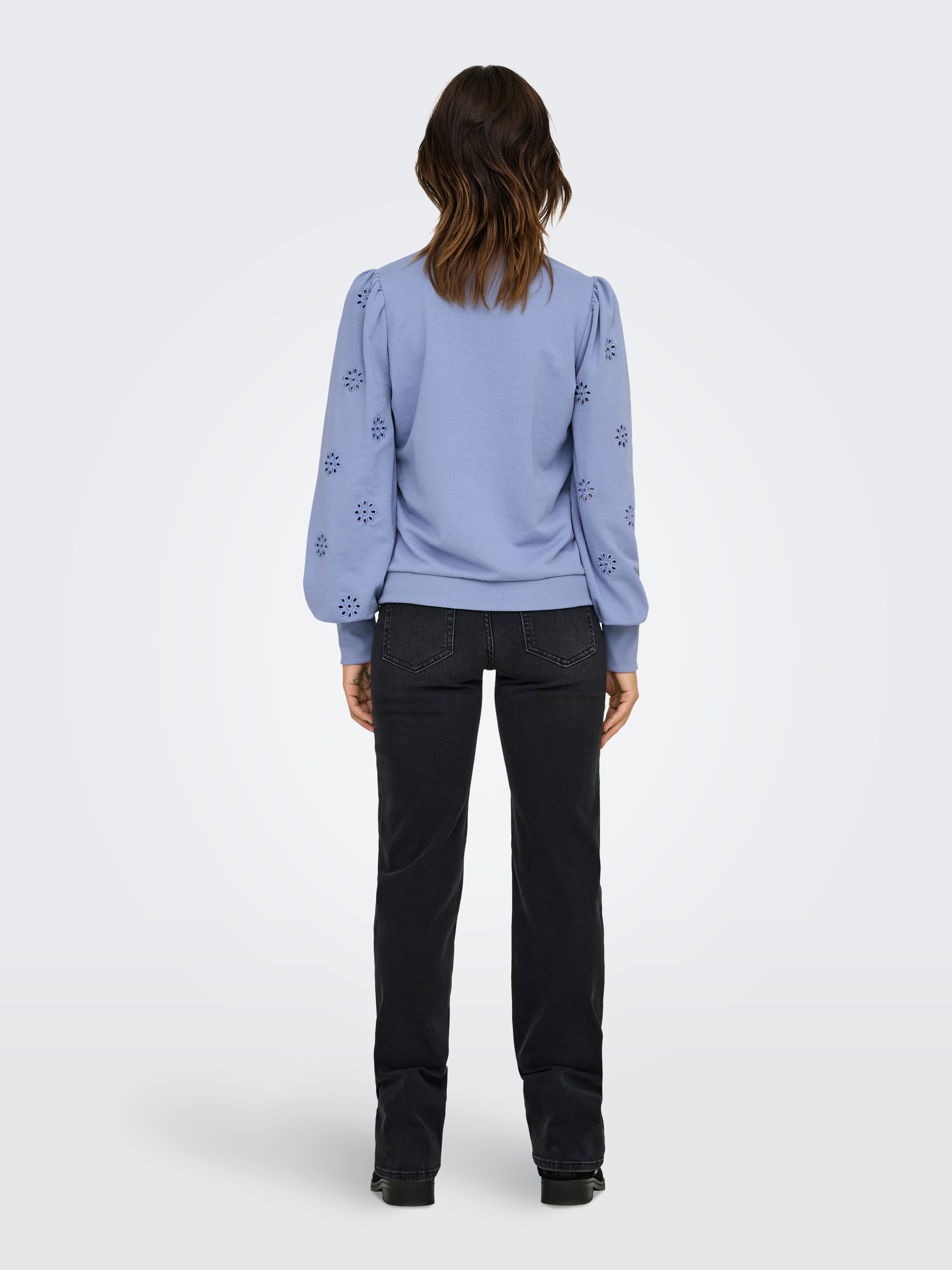 Only Sweatshirt ONLFEMME L/S PUFF EMBROIDERY UB SWT