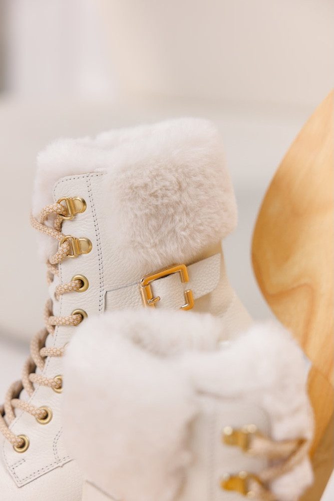 Remonte Winterlaarzen Elisabeth Hurley-Collection , veterschoenen, outdoorschoen, veterschoenen met decoratieve gesp
