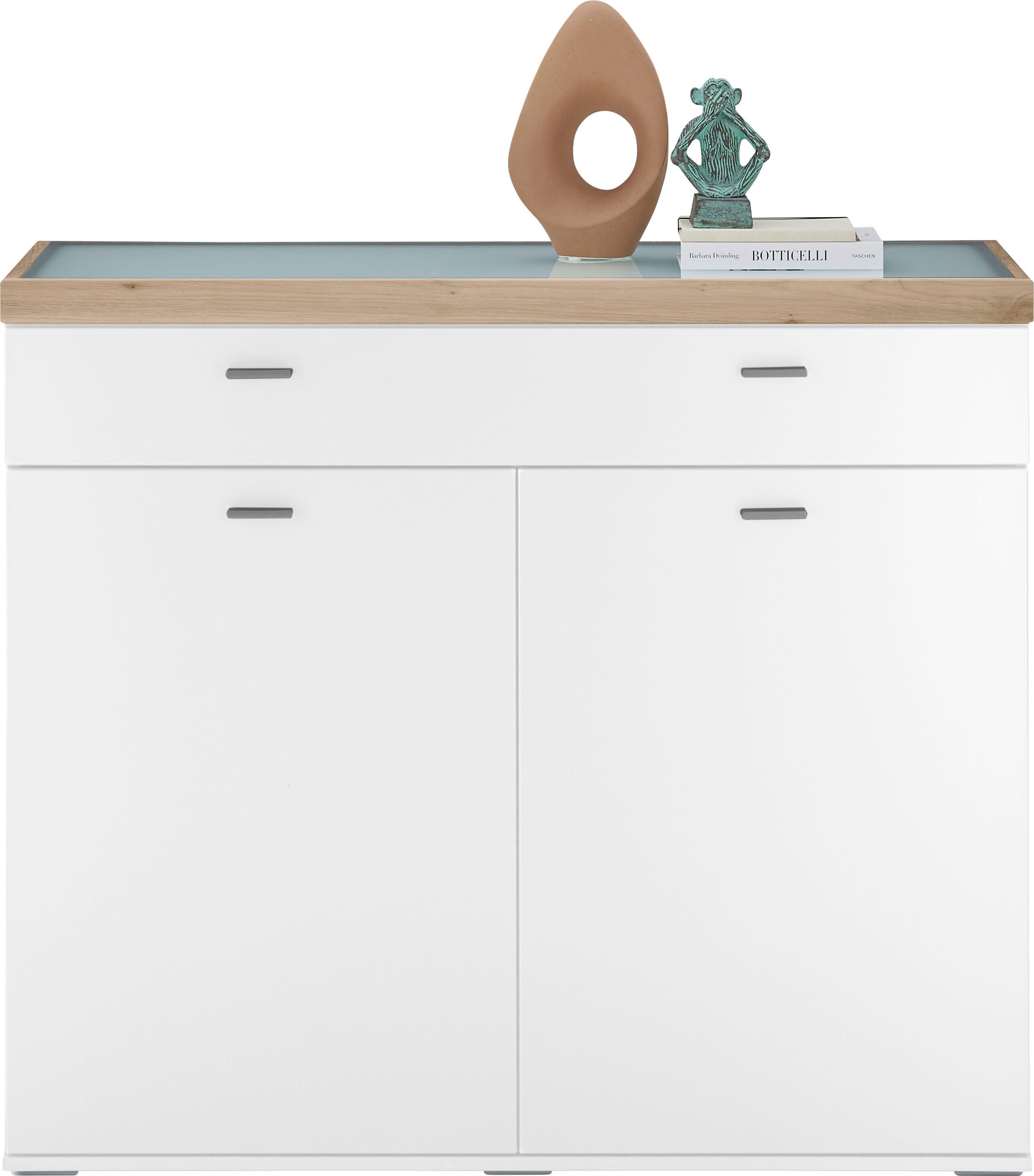 set one by Musterring Dressoir Lancaster Dielen inclusief led-verlichting, met een lade, breedte 121 cm