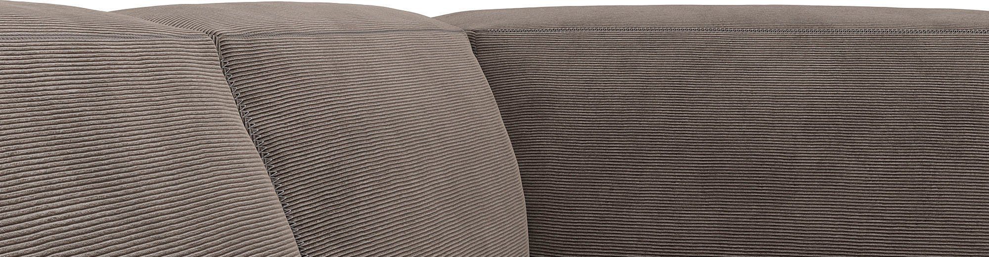 FLEXLUX Hoekbank Lucera, super comfortabel door hoogwaardige zitconstructie met koudschuim