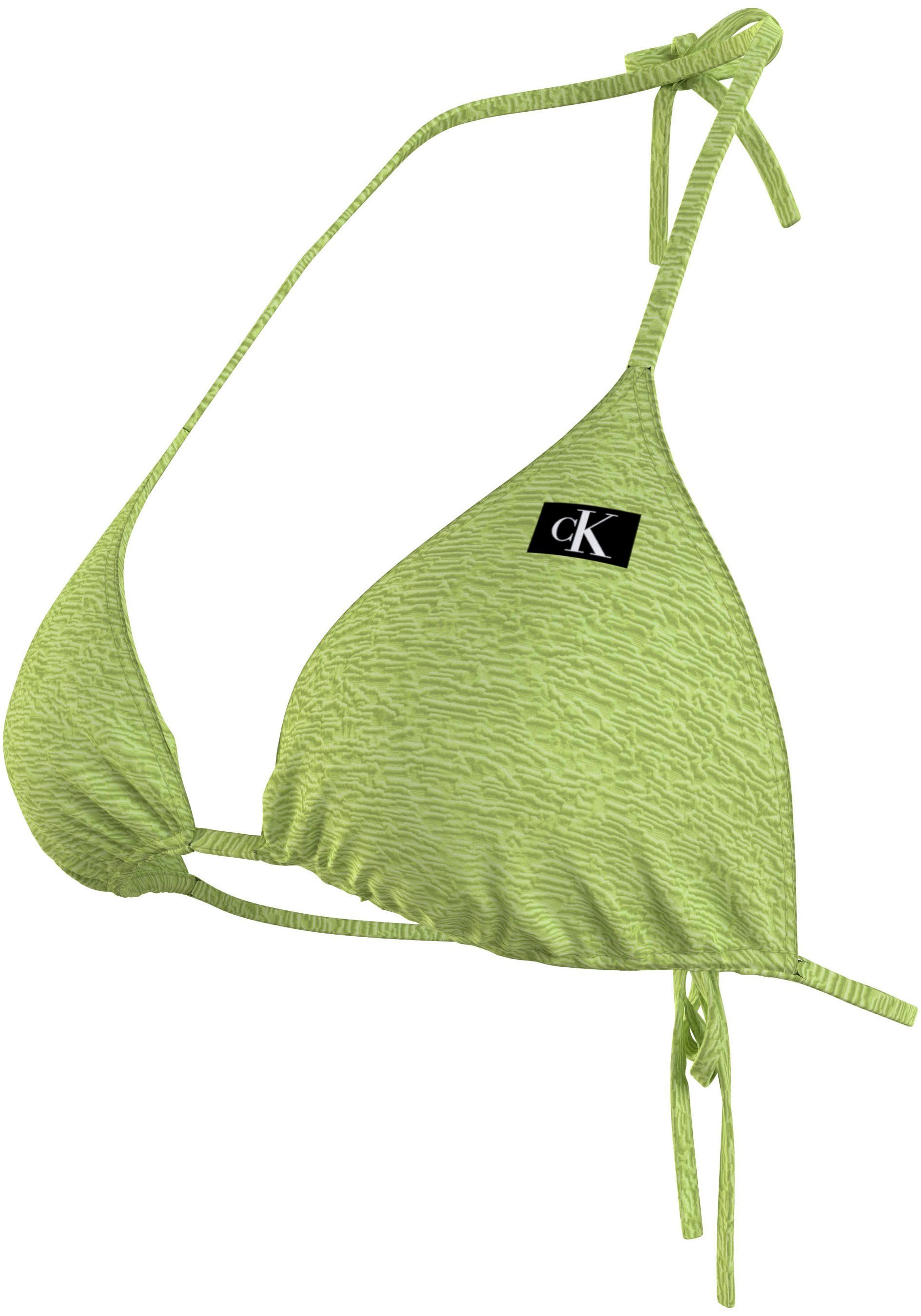 Calvin Klein Swimwear Triangel-bikinitop TRIANGLE-RP met structuur