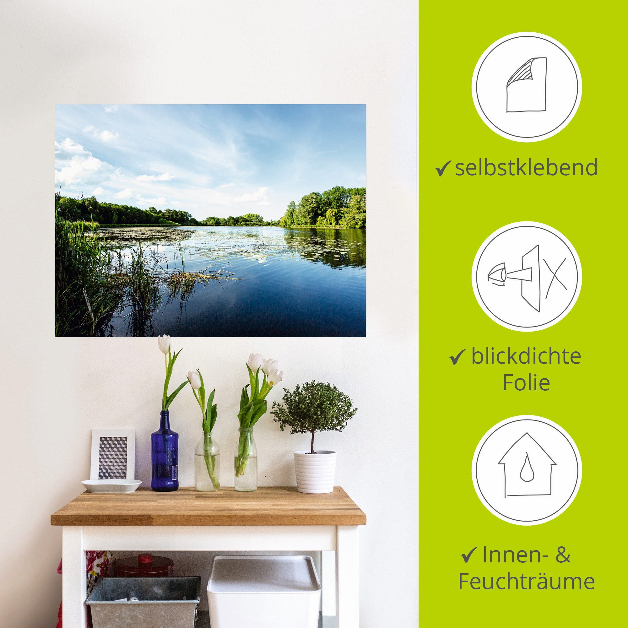 Artland Artprint Pure idylle als artprint op linnen, poster, muursticker in verschillende maten