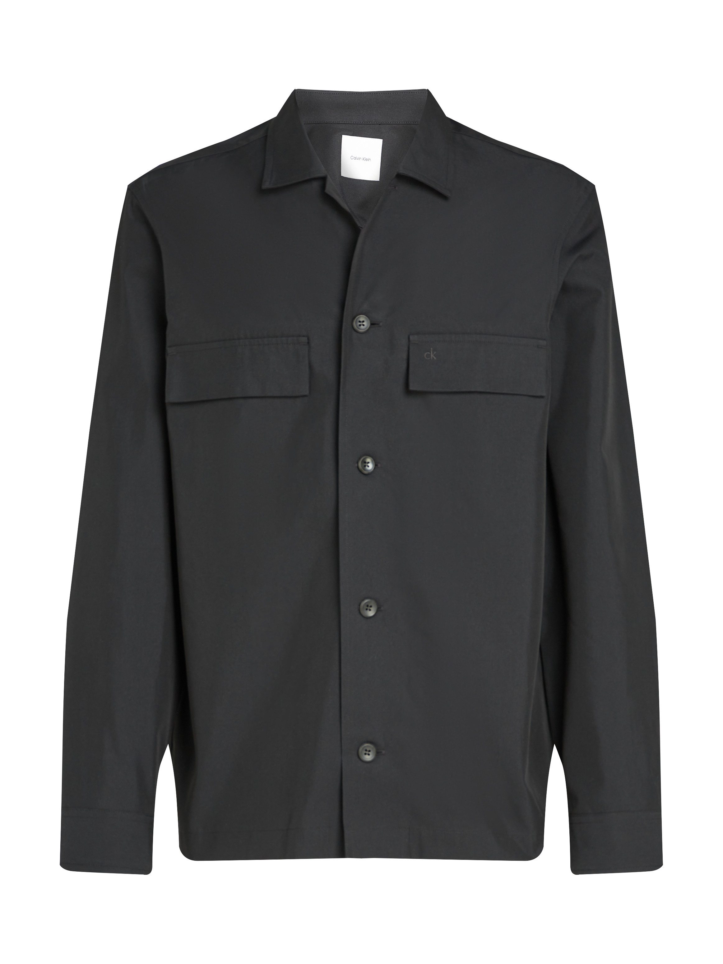 Calvin Klein Overhemd met lange mouwen COTTON BLEND OVERSHIRT