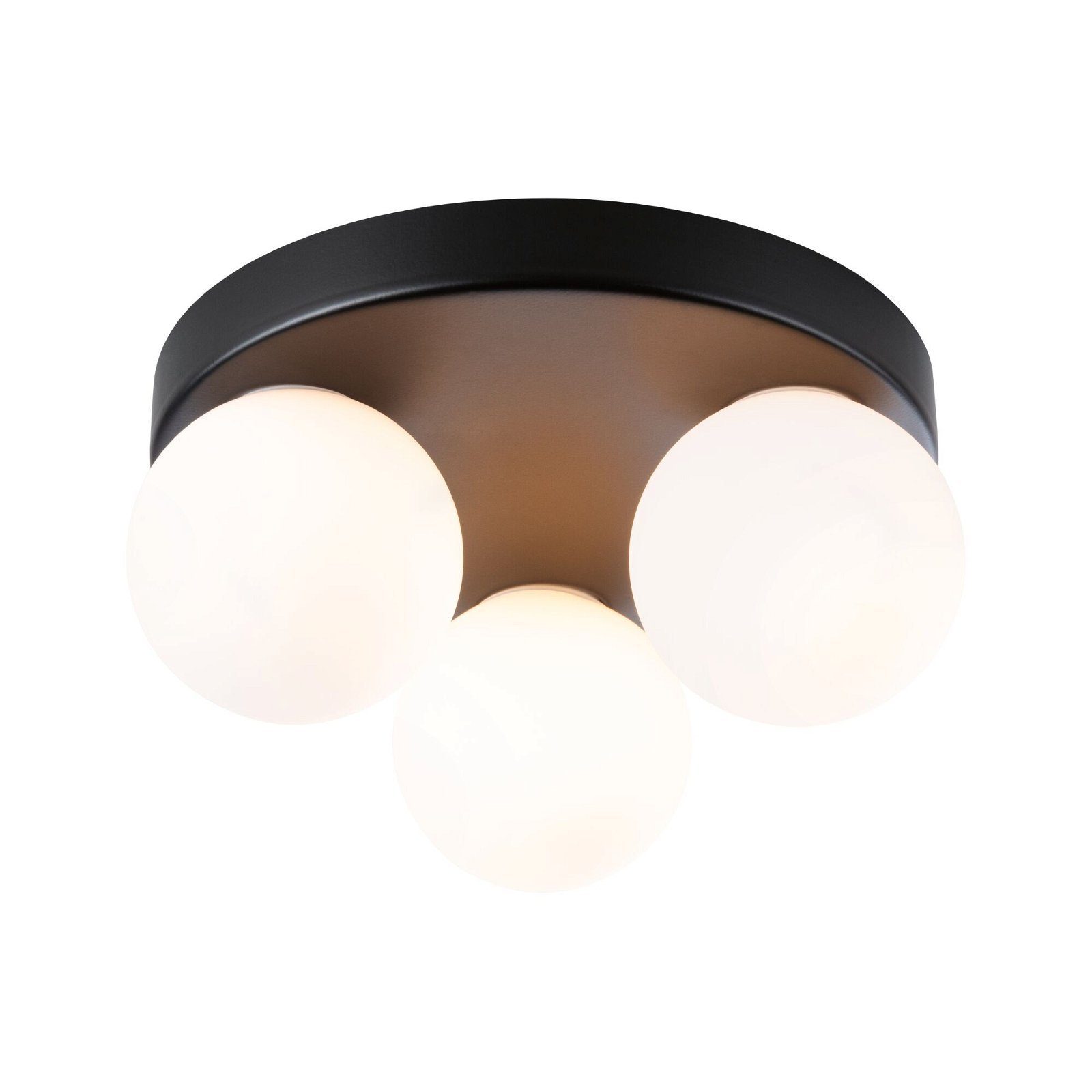Paulmann Plafondlamp Selection Bathroom Gove IP44 max. 3x20W Rondel Glas/Metaal (1 stuk)
