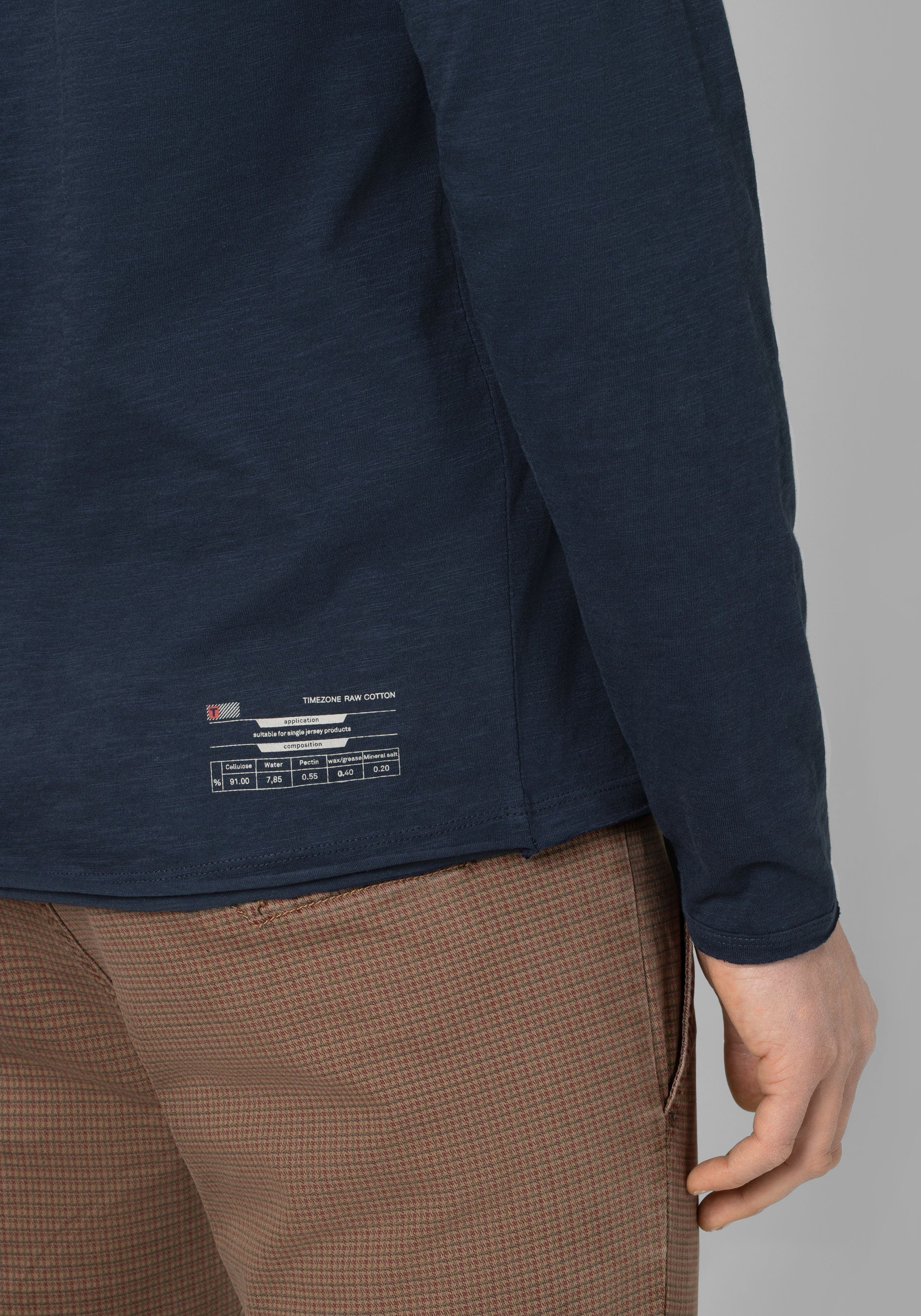 TIMEZONE Shirt met lange mouwen Ribbed Basic Longsleeve