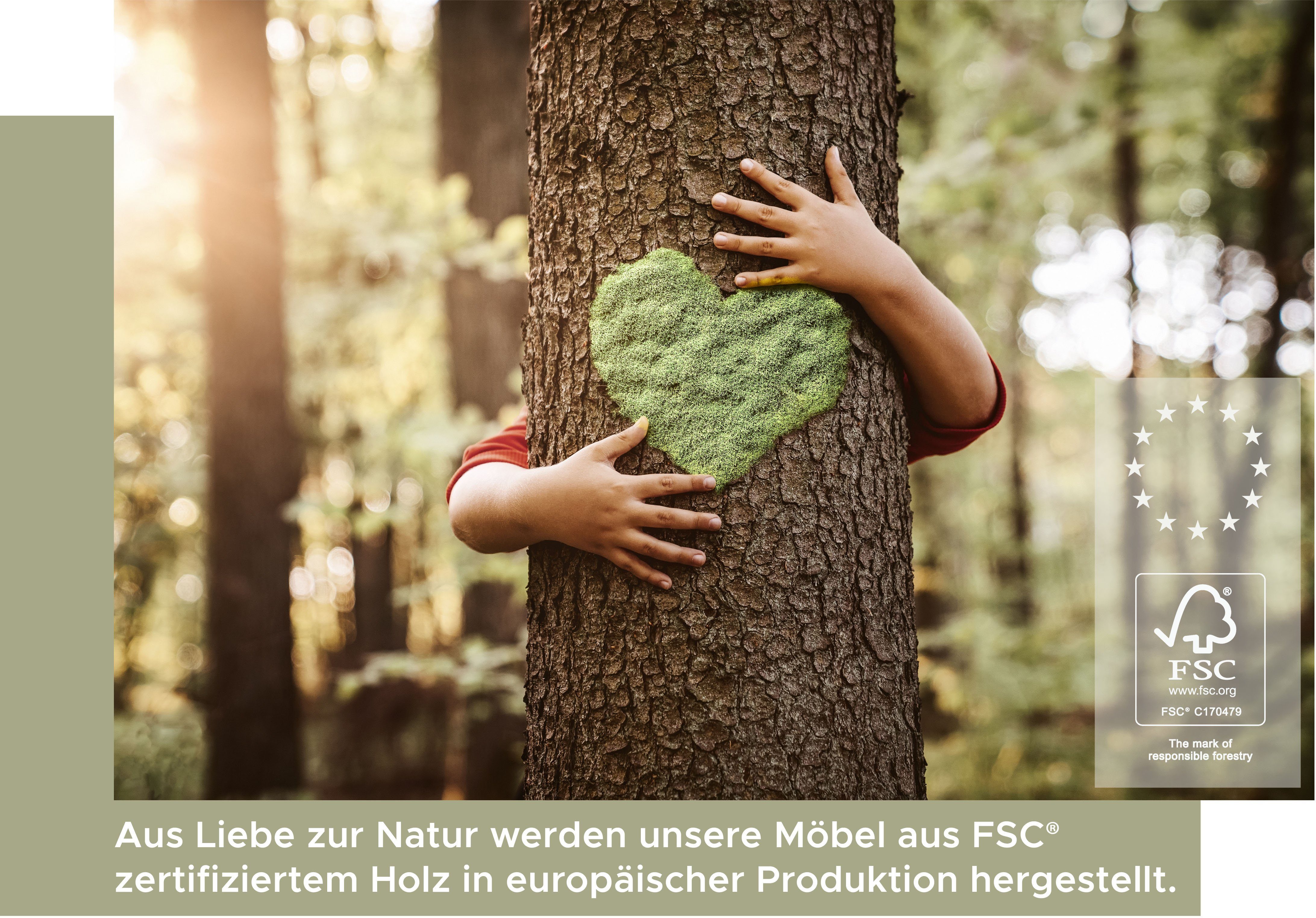 INOSIGN Garderobespiegel Riga, B x D x H ca.: 90 x 16 x 84 cm, 1 Plank