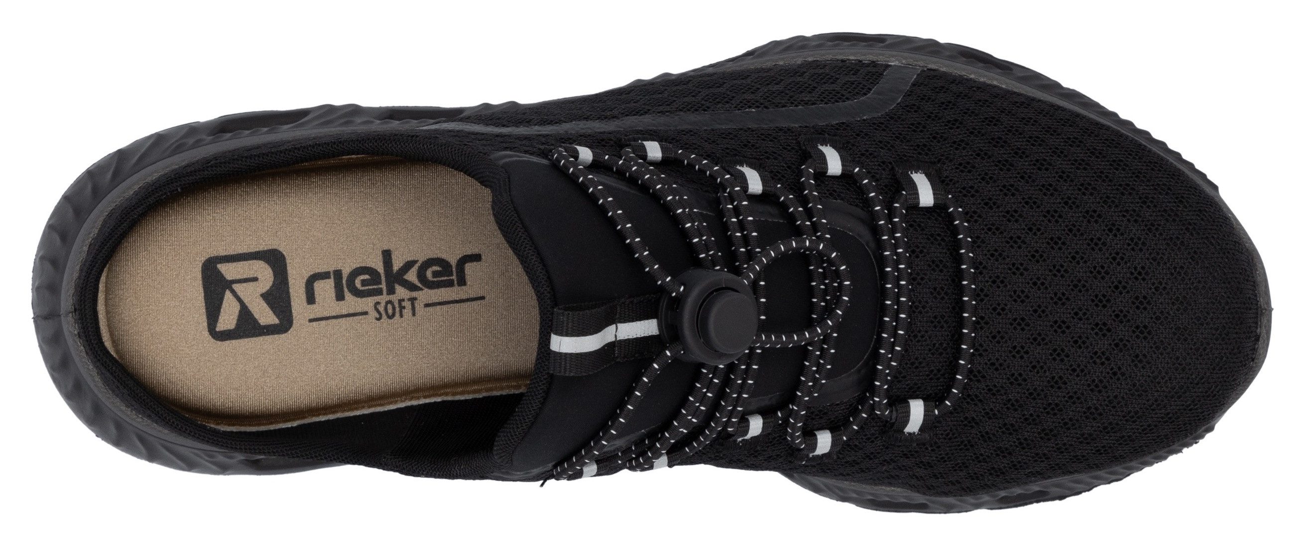 RIEKER Sport Clogs outdoormode, plateau, zomerschoen met memosoft-uitrusting