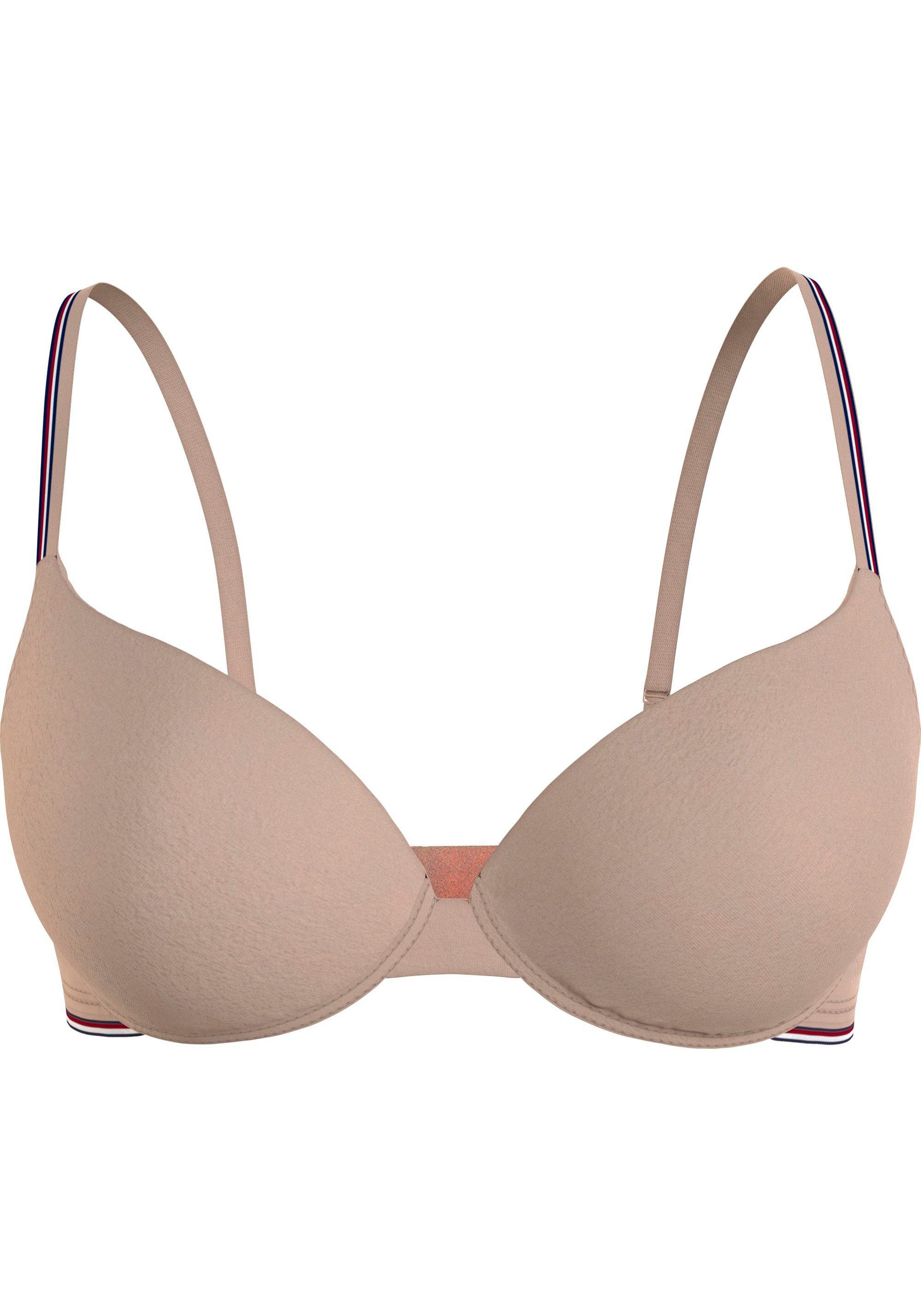 Tommy Hilfiger Underwear Bh zonder beugels DEMI-BRA met tommy hilfiger merkdetails