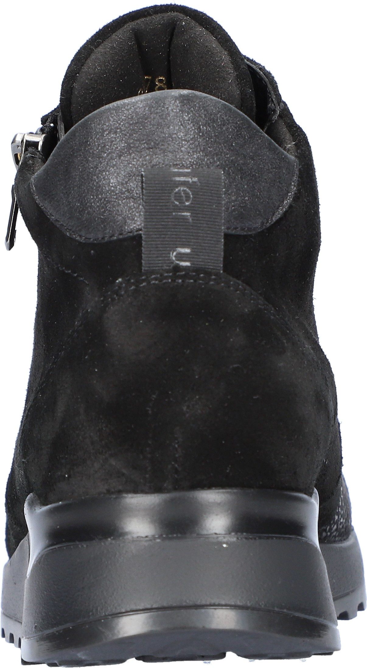 Waldläufer Hoge veterschoenen HIROKO SOFT , sleehakboots, comfortschoen, comfortabele schoen met orthotritt, g-breedte