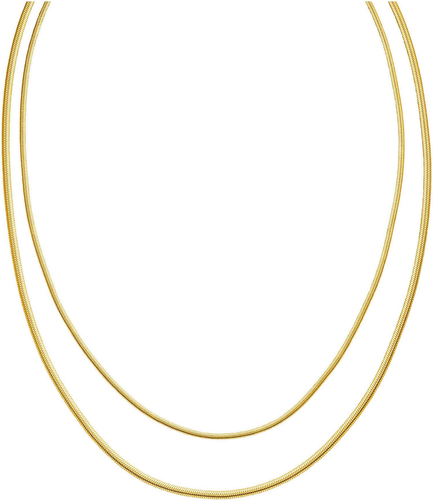 Purelei Ketting zonder hanger Sieraad Geschenk Two Layers dubbele ketting, 23171