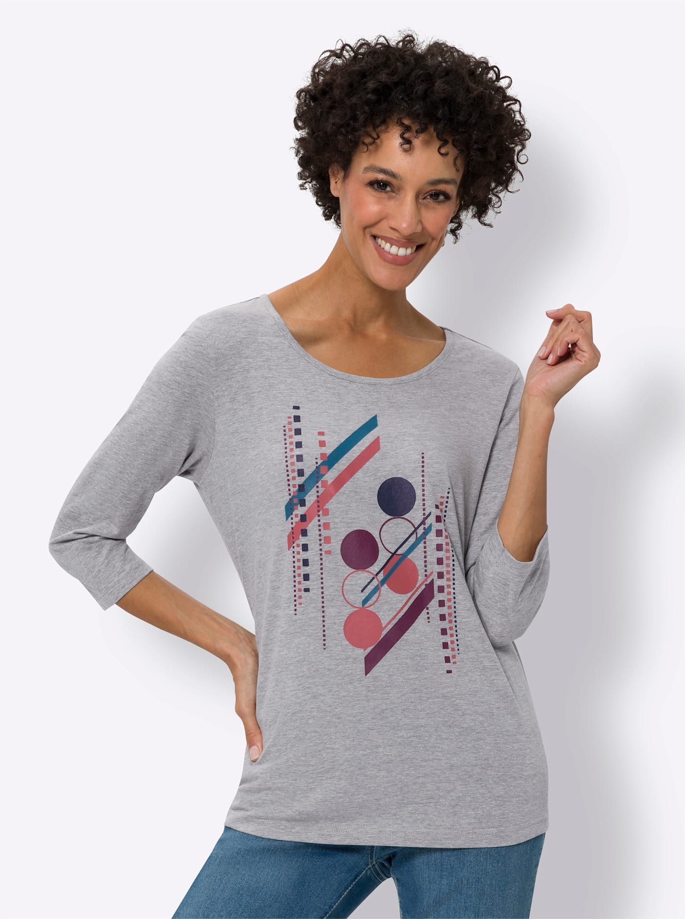 Classic Basics Shirt met 3/4 mouwen Shirt met 3/4-mouwen (1-delig)