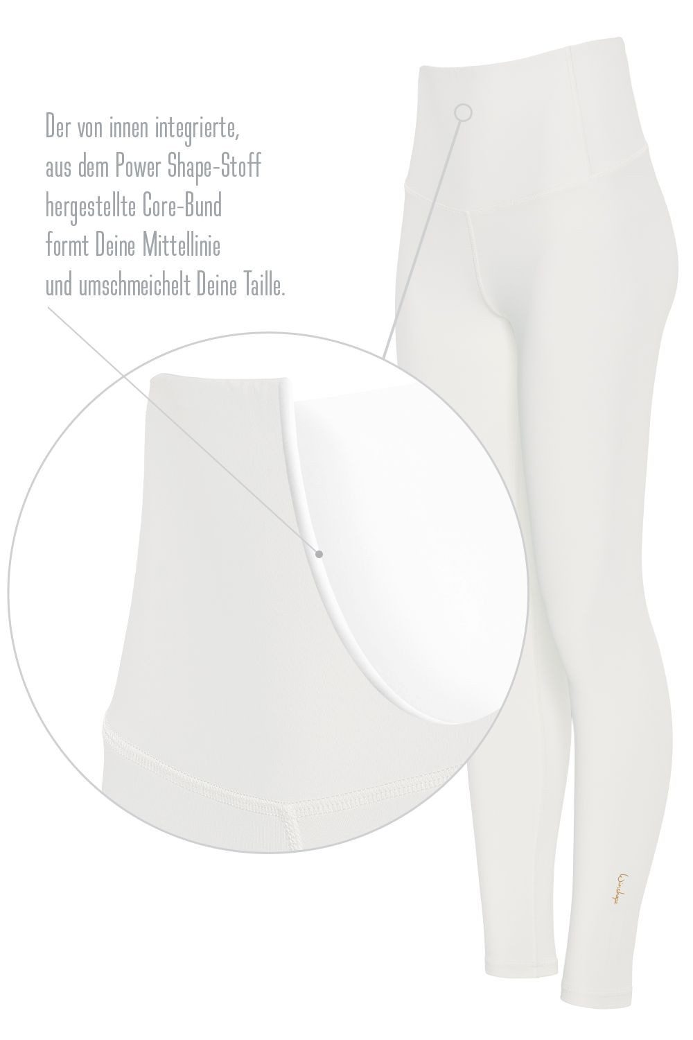 Winshape Legging Functional Comfort HWL117C met v-vorm applicatie en core-band