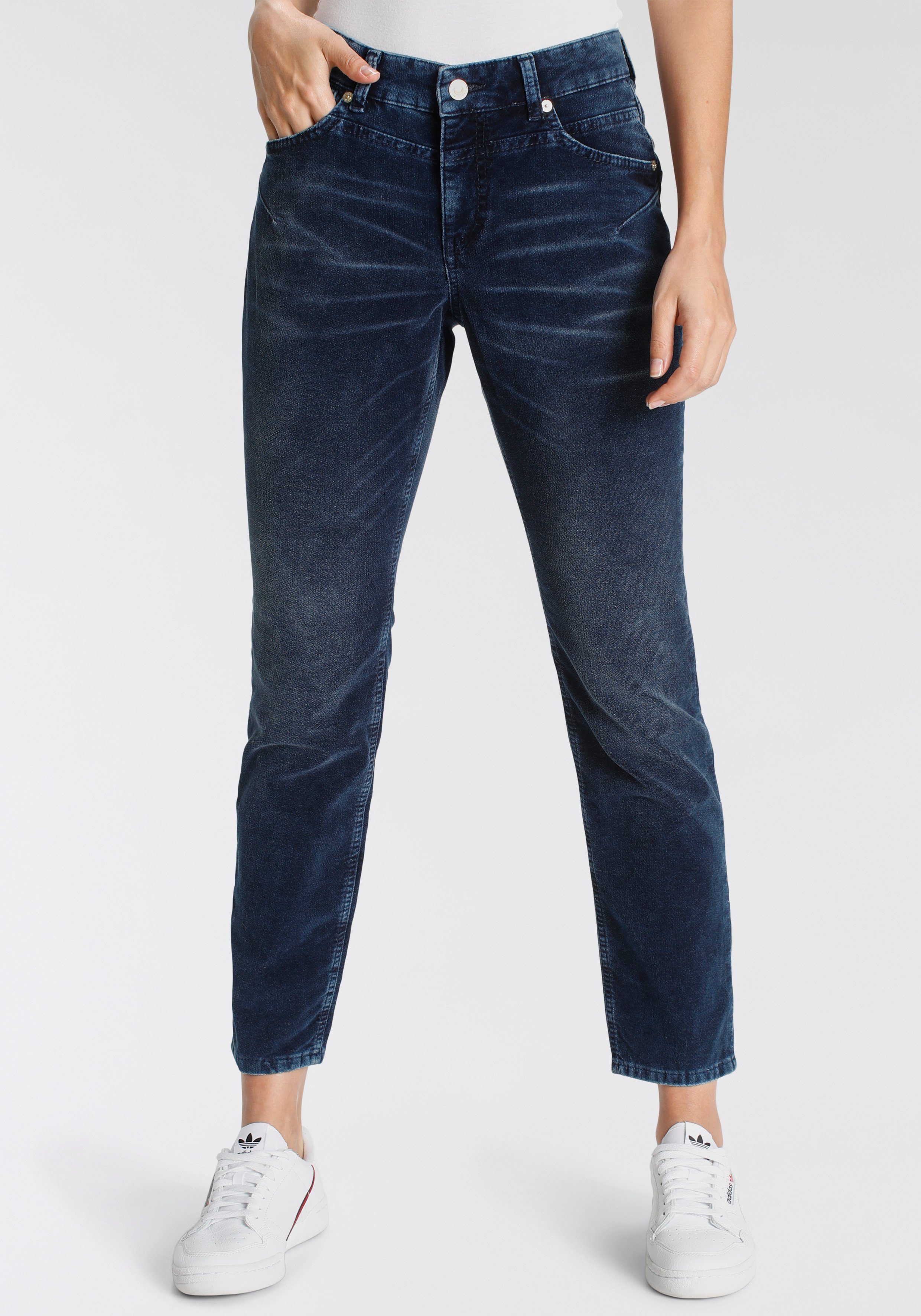 MAC Slim fit jeans Rich Slim dames slim fit jeans maat 46 blauw