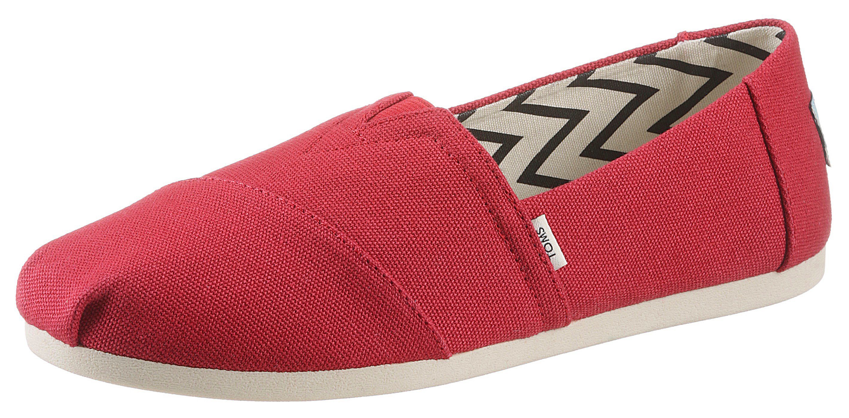 TOMS Espadrilles Alpargata met kleine stretchinzet