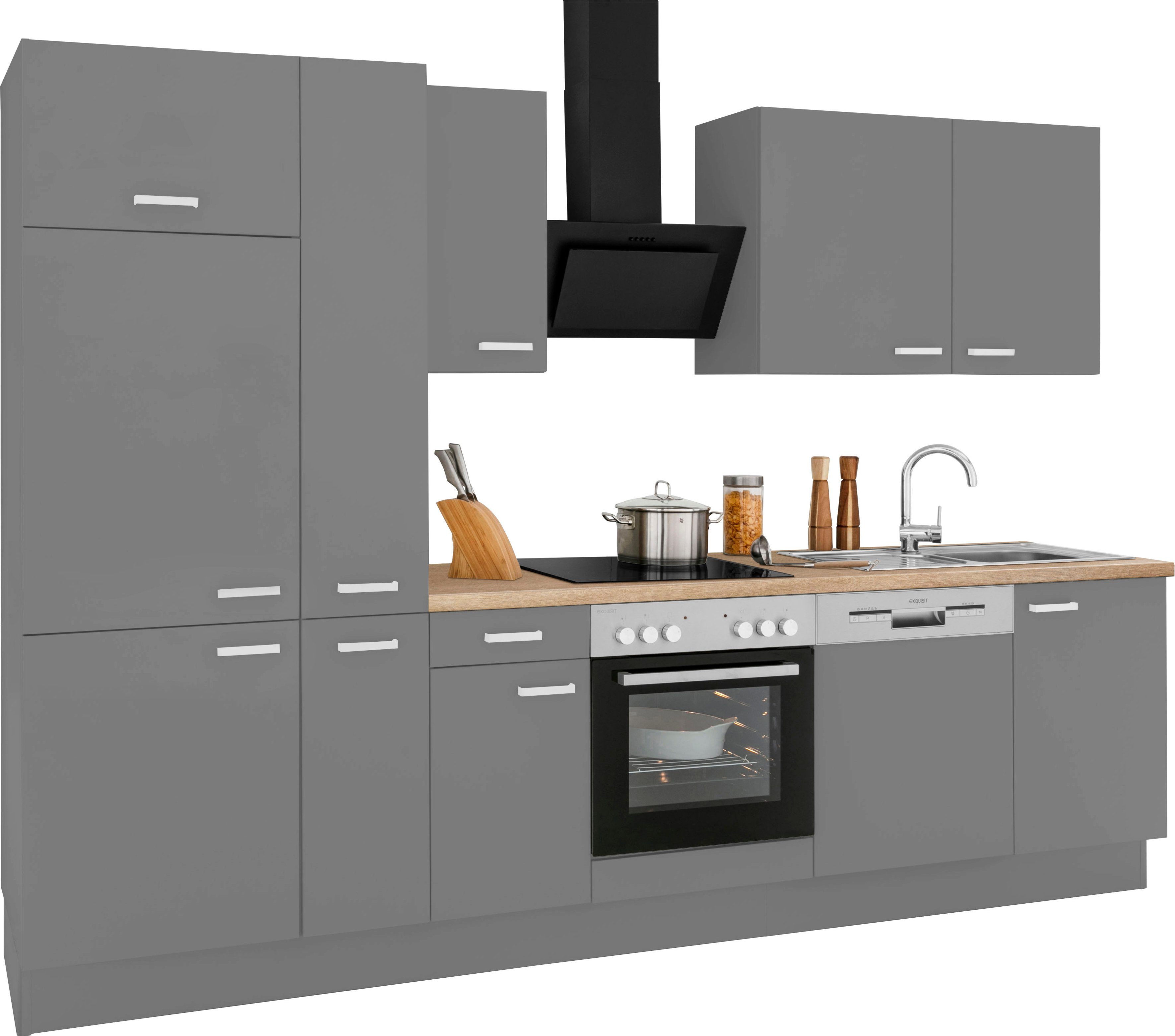 OPTIFIT Keukenblok Parma zonder elektrische apparaten, breedte 300 cm