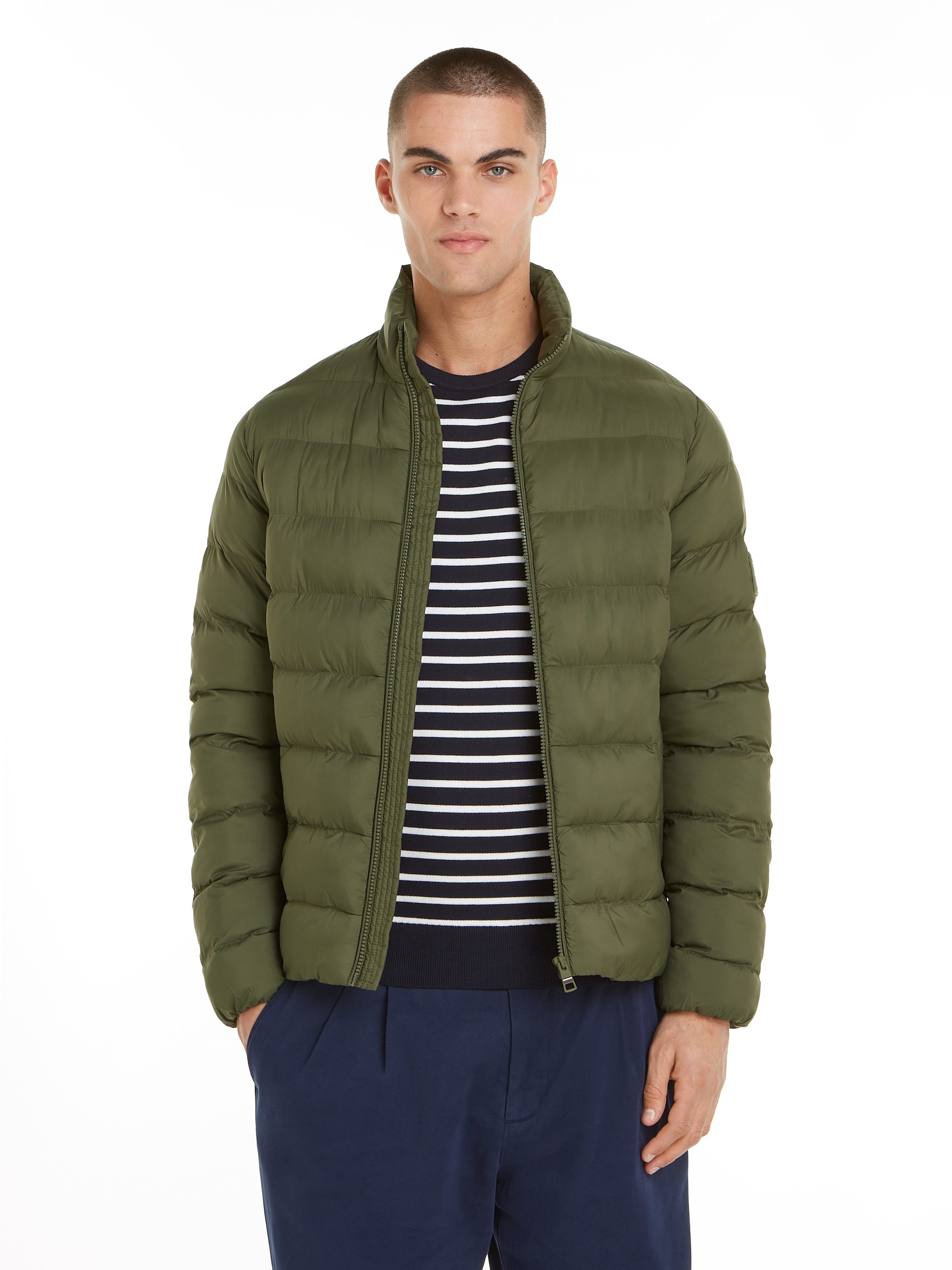 Tommy Hilfiger Gewatteerde jas MID WEIGHT STAND COLLAR JACKET