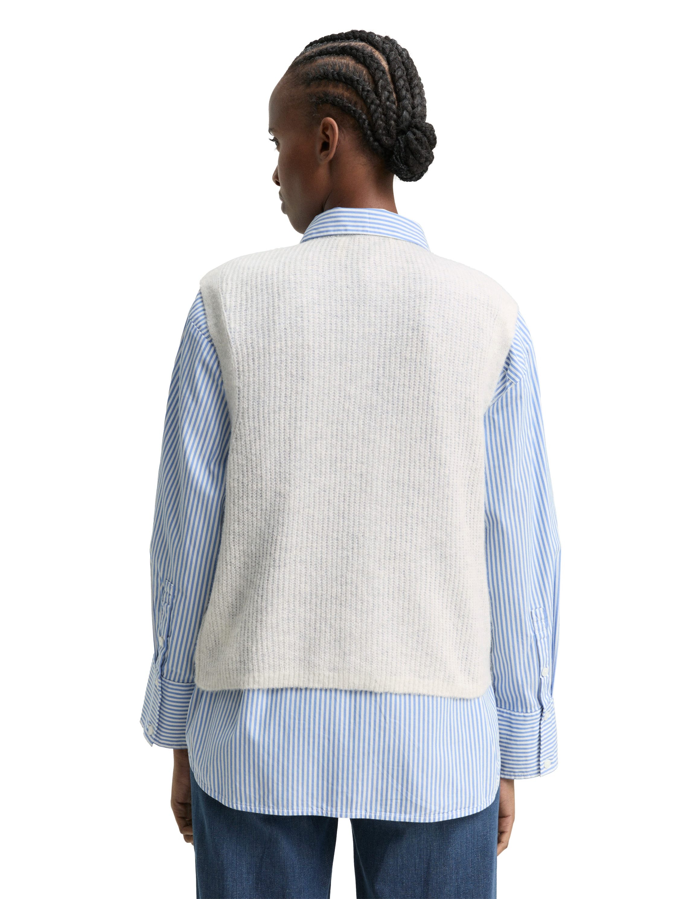 Tom Tailor Denim Vest met knoopsluiting