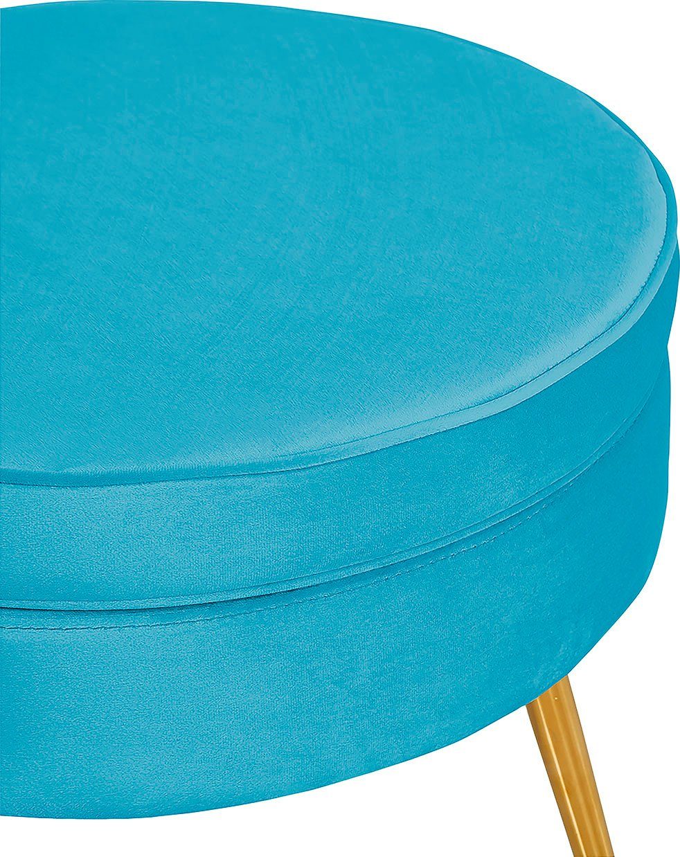 SalesFever Hocker Clam met hoog zitkussen