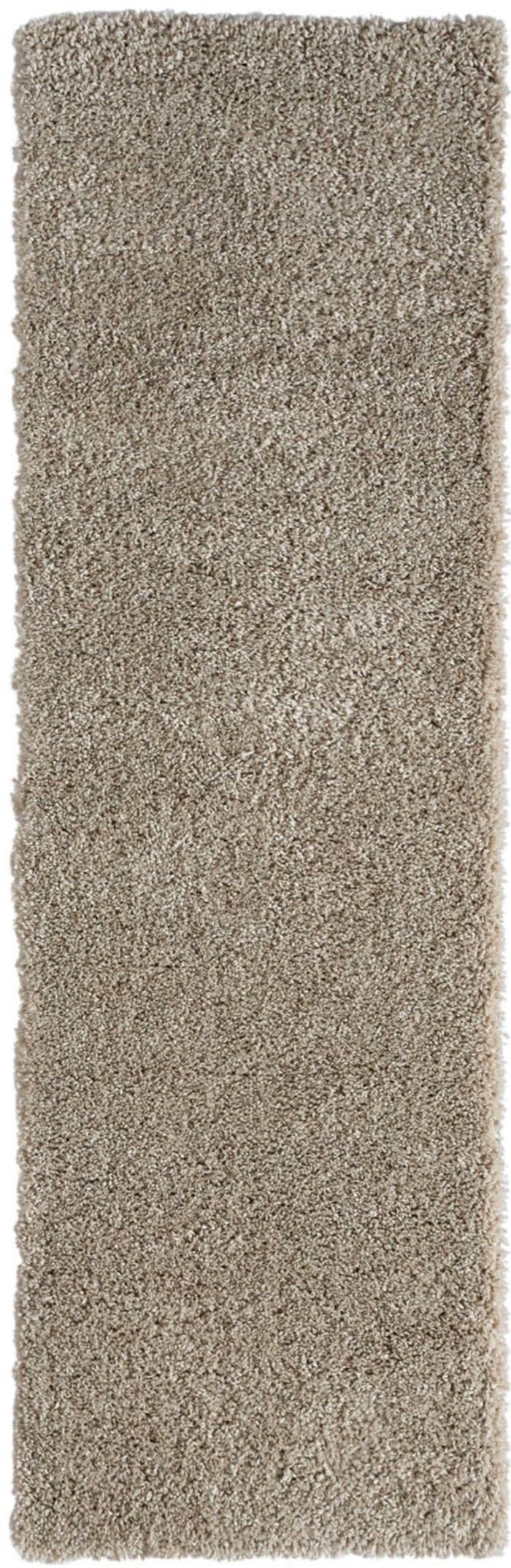 my home Set slaapkamerkleedjes met hoge pool Banji Uni-kleuren, zacht en fluffy, ook als loper en in rond verkrijgbaar