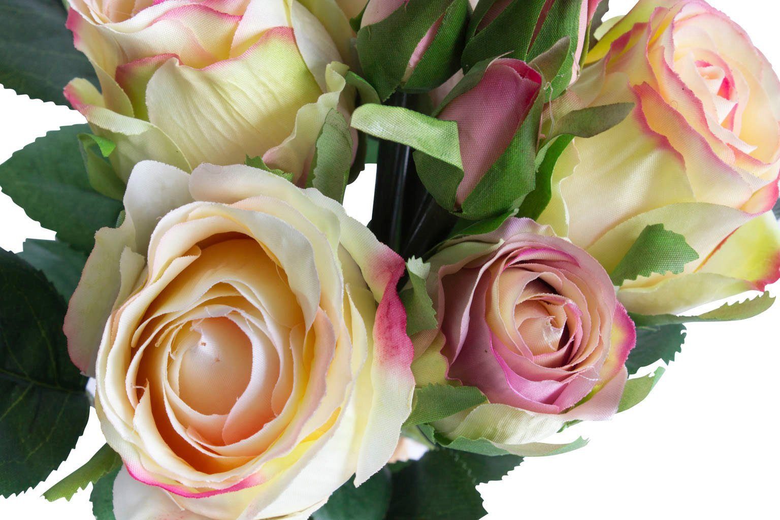 Ontwaken verdieping Aangenaam kennis te maken Botanic-Haus Kunstbloem Bos rozen met 5 rozen en 3 knoppen nu online  bestellen | OTTO