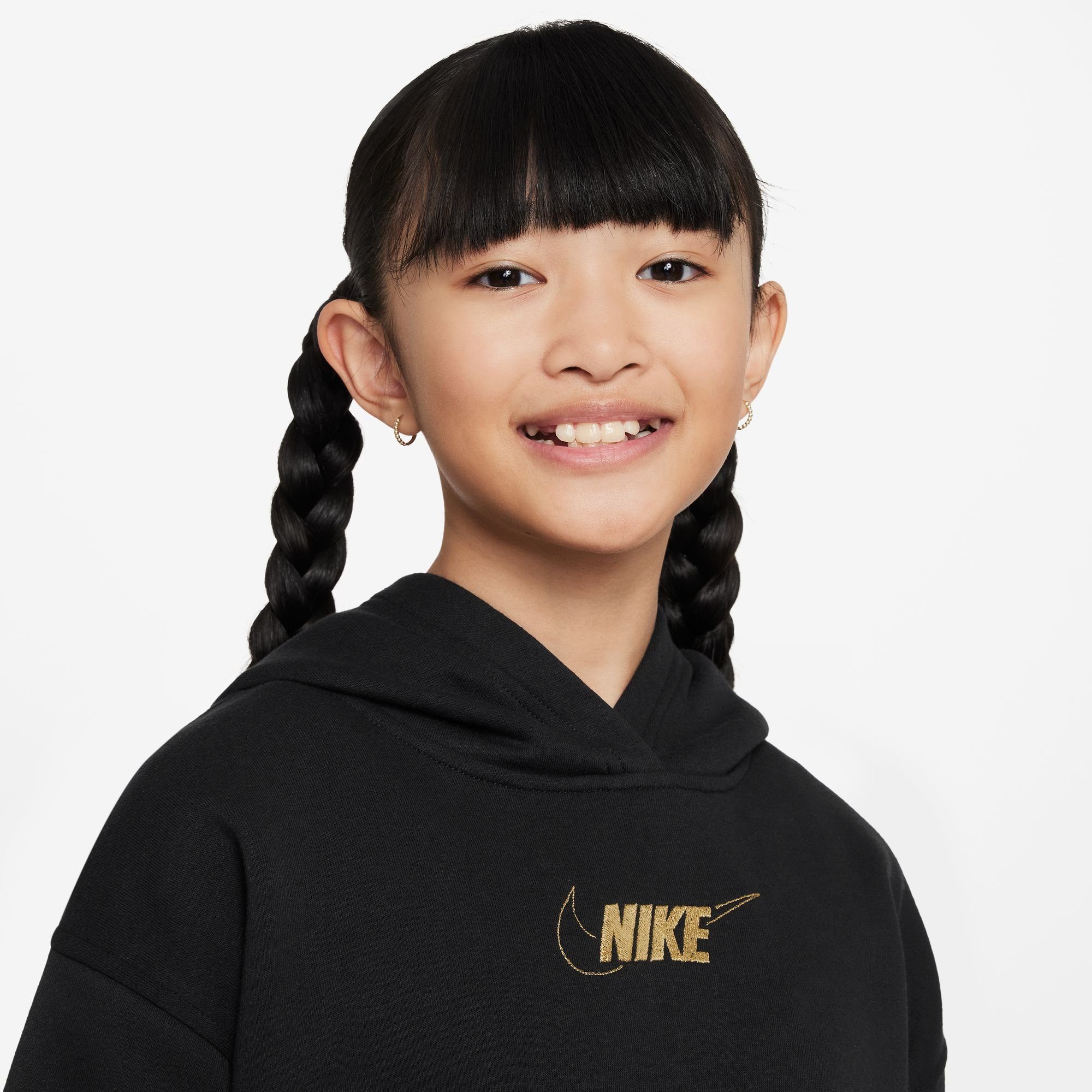 Nike Sportswear Jerseyjurk CLUB FLEECE GIRLS' HOODIE DRESS