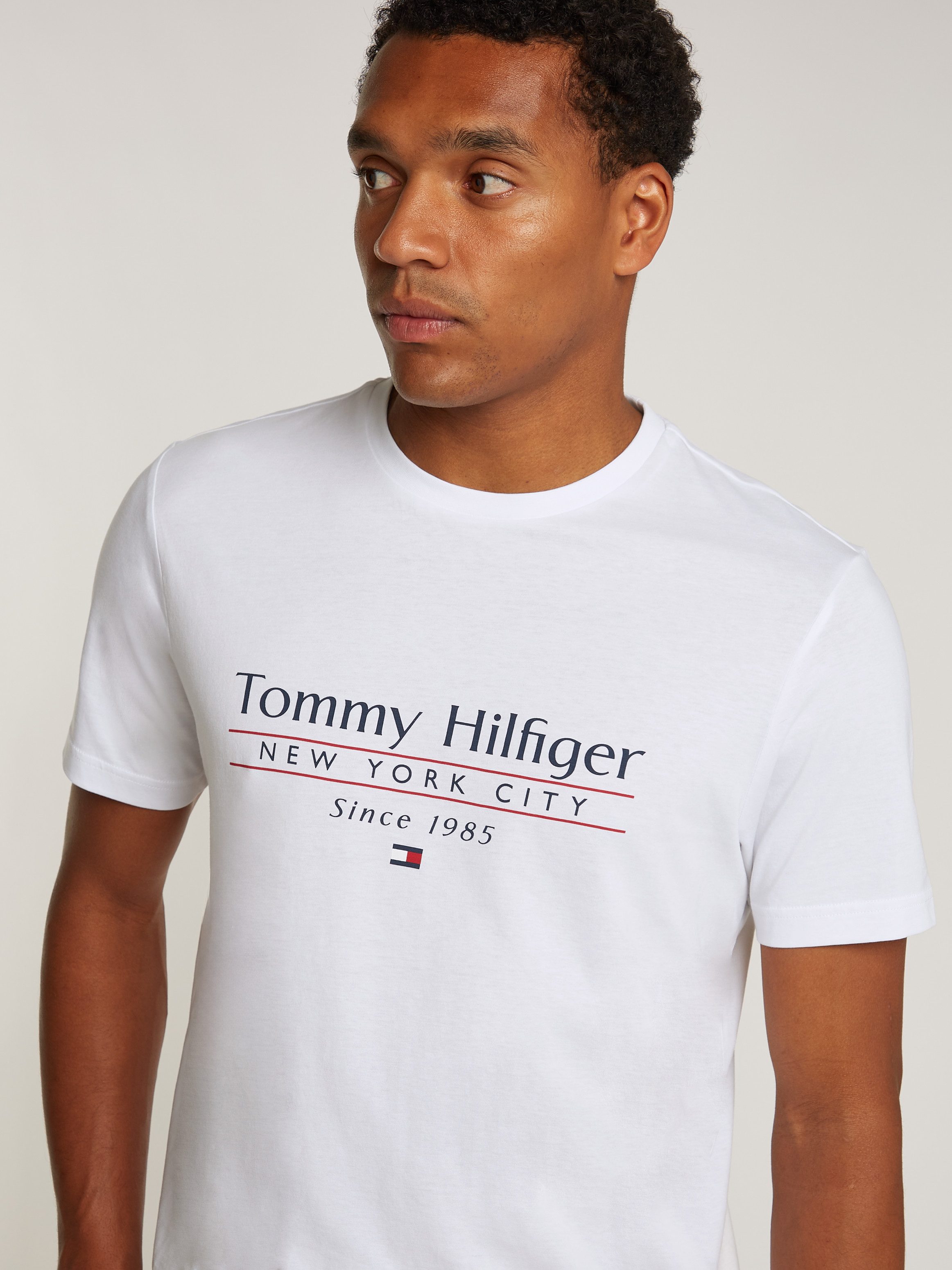 Tommy Hilfiger T-shirt HILFIGER CENTER STACK TEE
