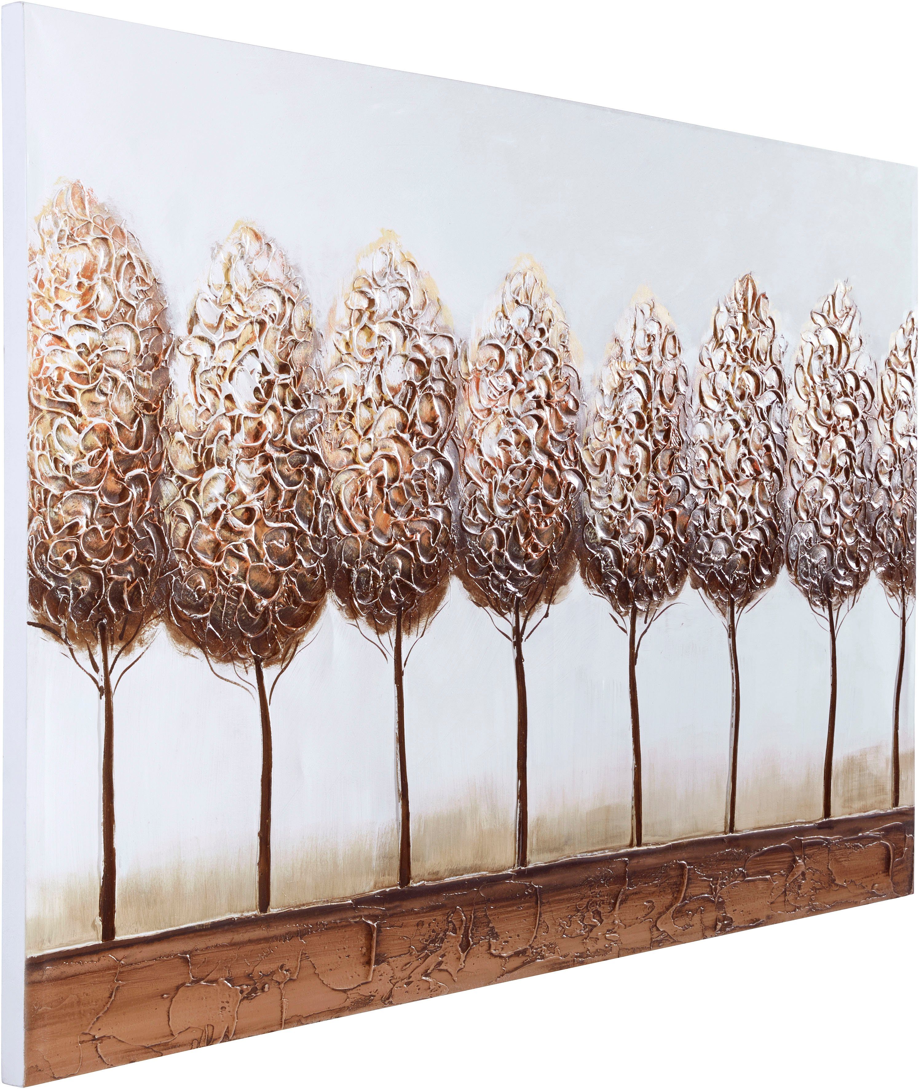 Home affaire Artprint op linnen Trees Motief bomen, 120x80 cm, woonkamer