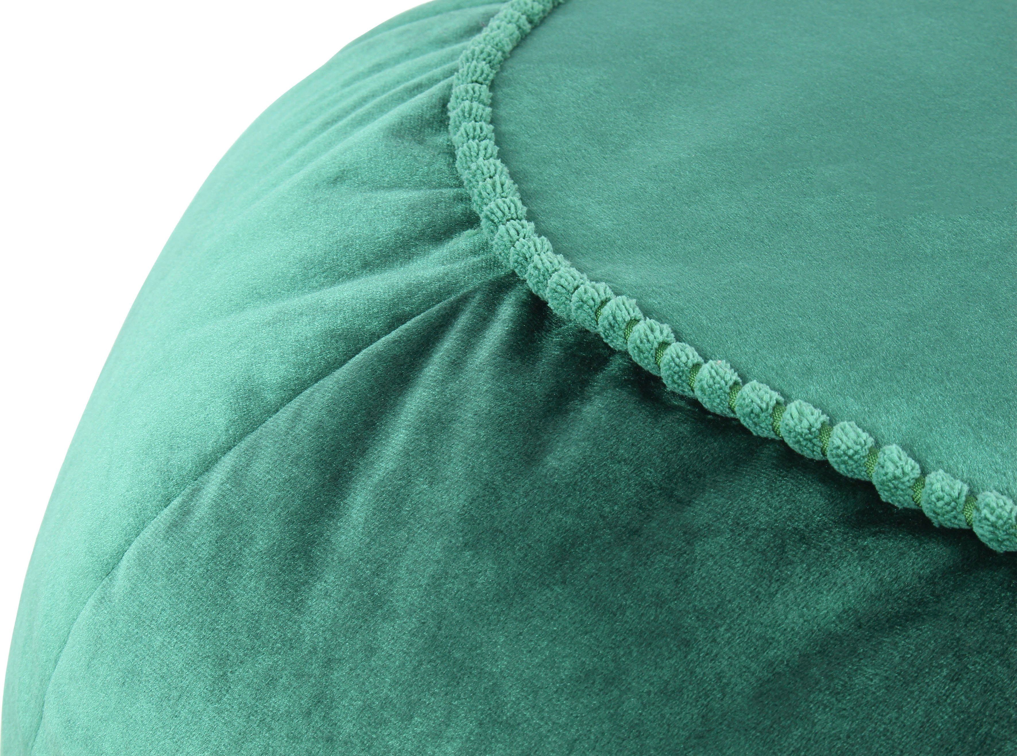 Kayoom Zithocker Pouf Taj Mahal 325, trendy fluweelachtige oppervlakte (1 stuk)